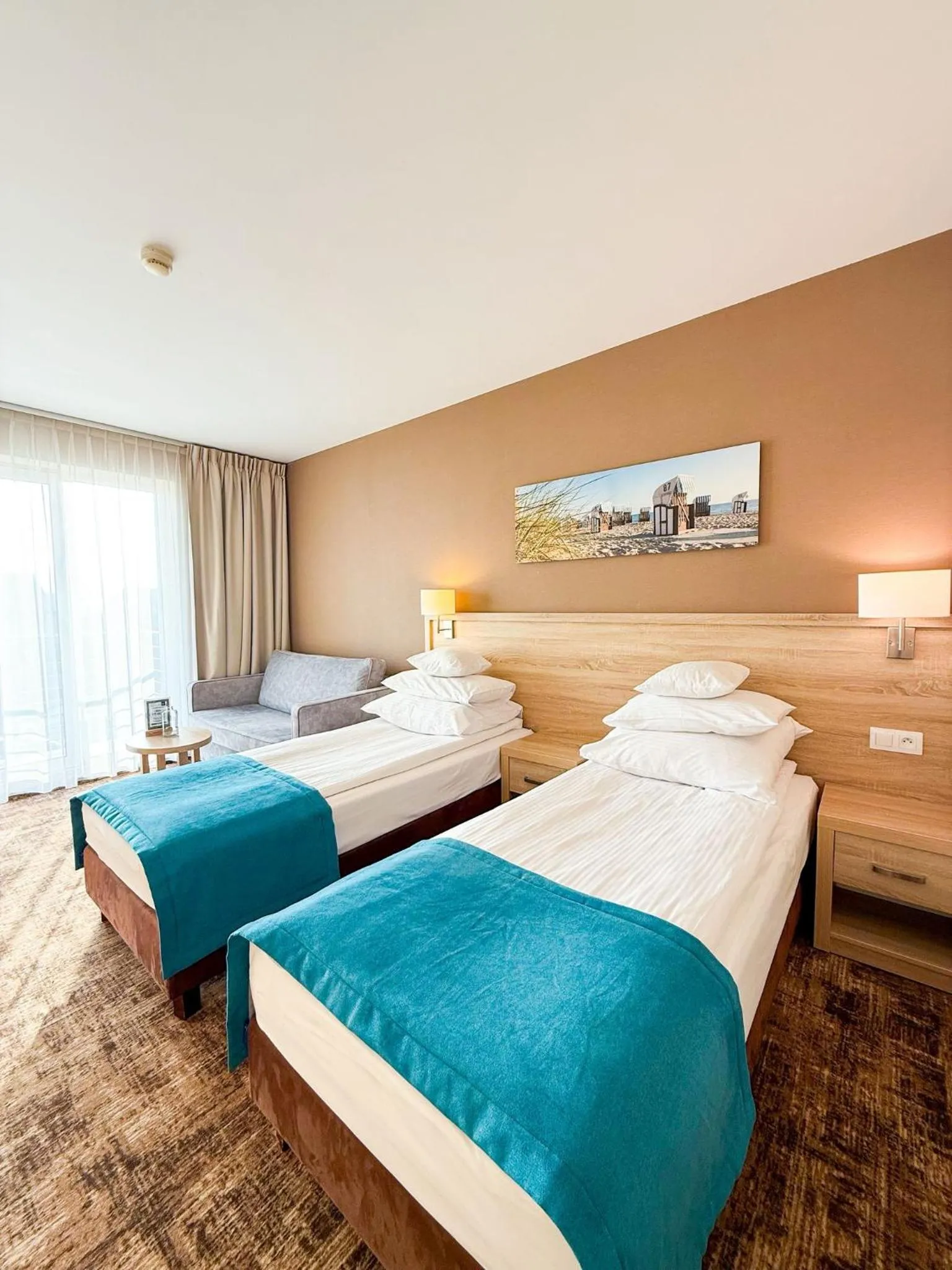 Bed in Tristan Hotel & SPA