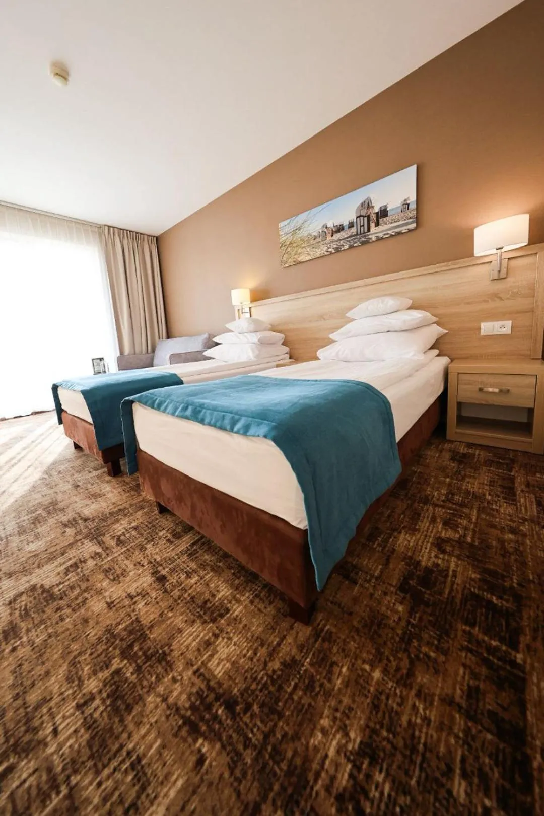 Bed in Tristan Hotel & SPA