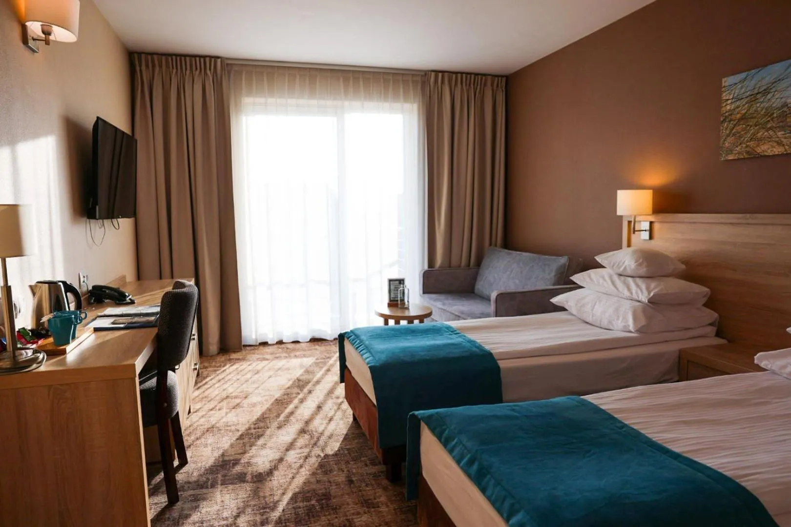 Bed in Tristan Hotel & SPA