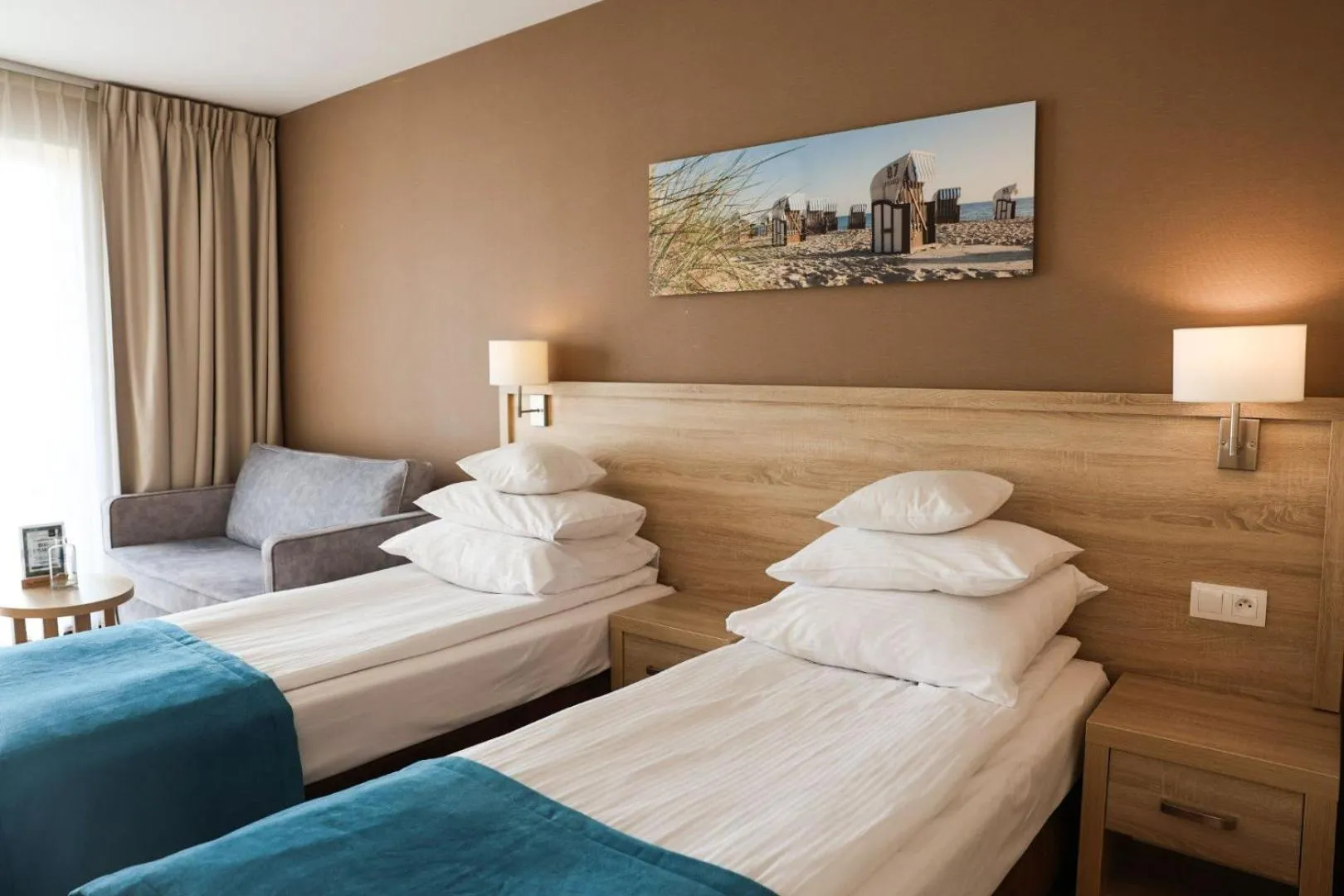 Bed in Tristan Hotel & SPA