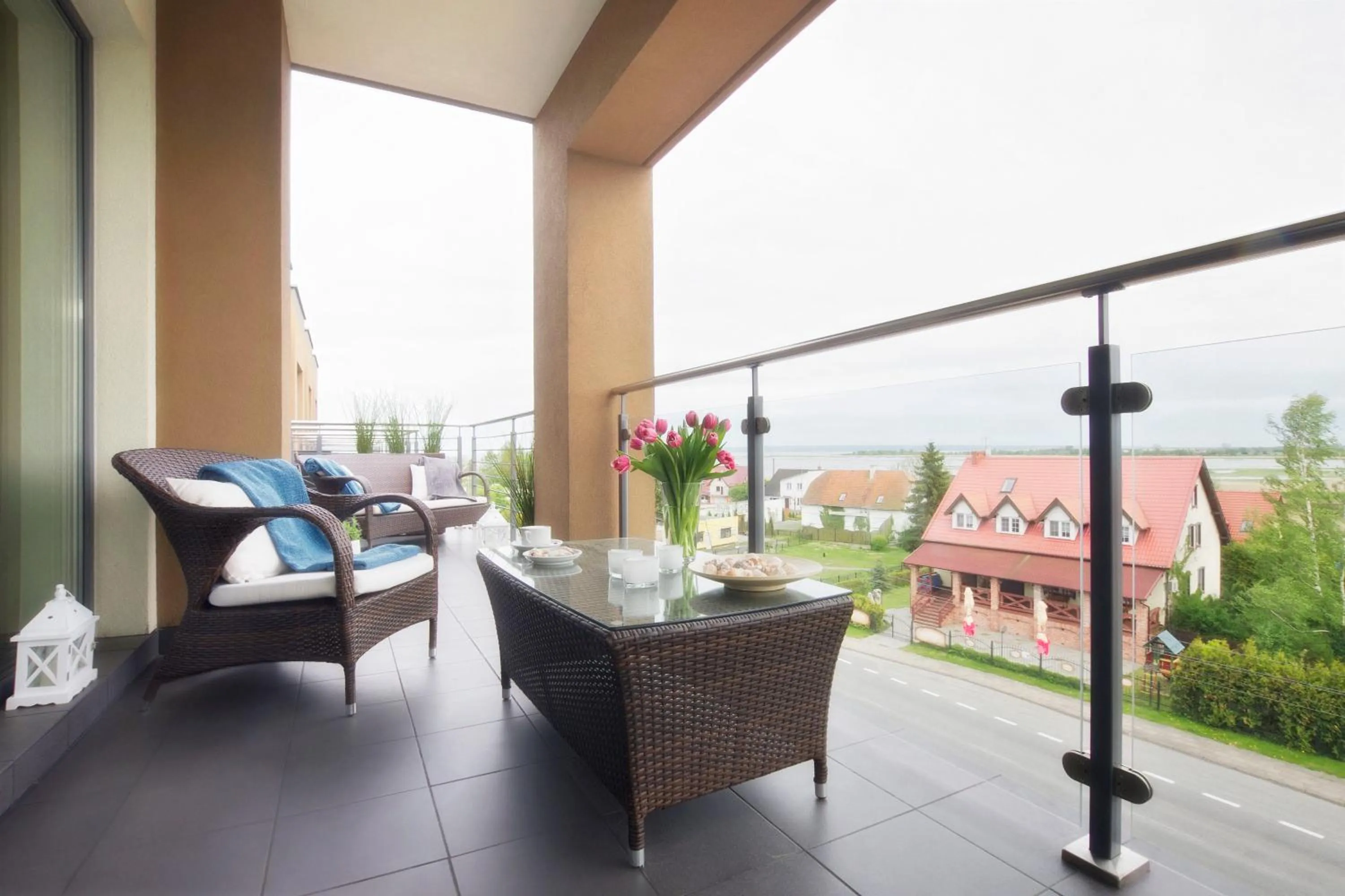 Balcony/Terrace in Tristan Hotel & SPA