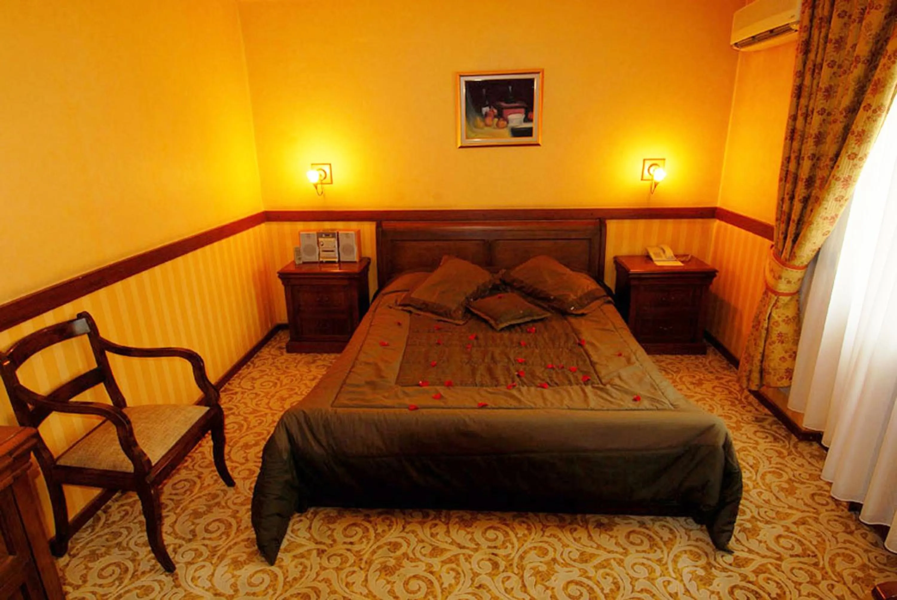 Bed in Ak Efe Hotel EDİRNE