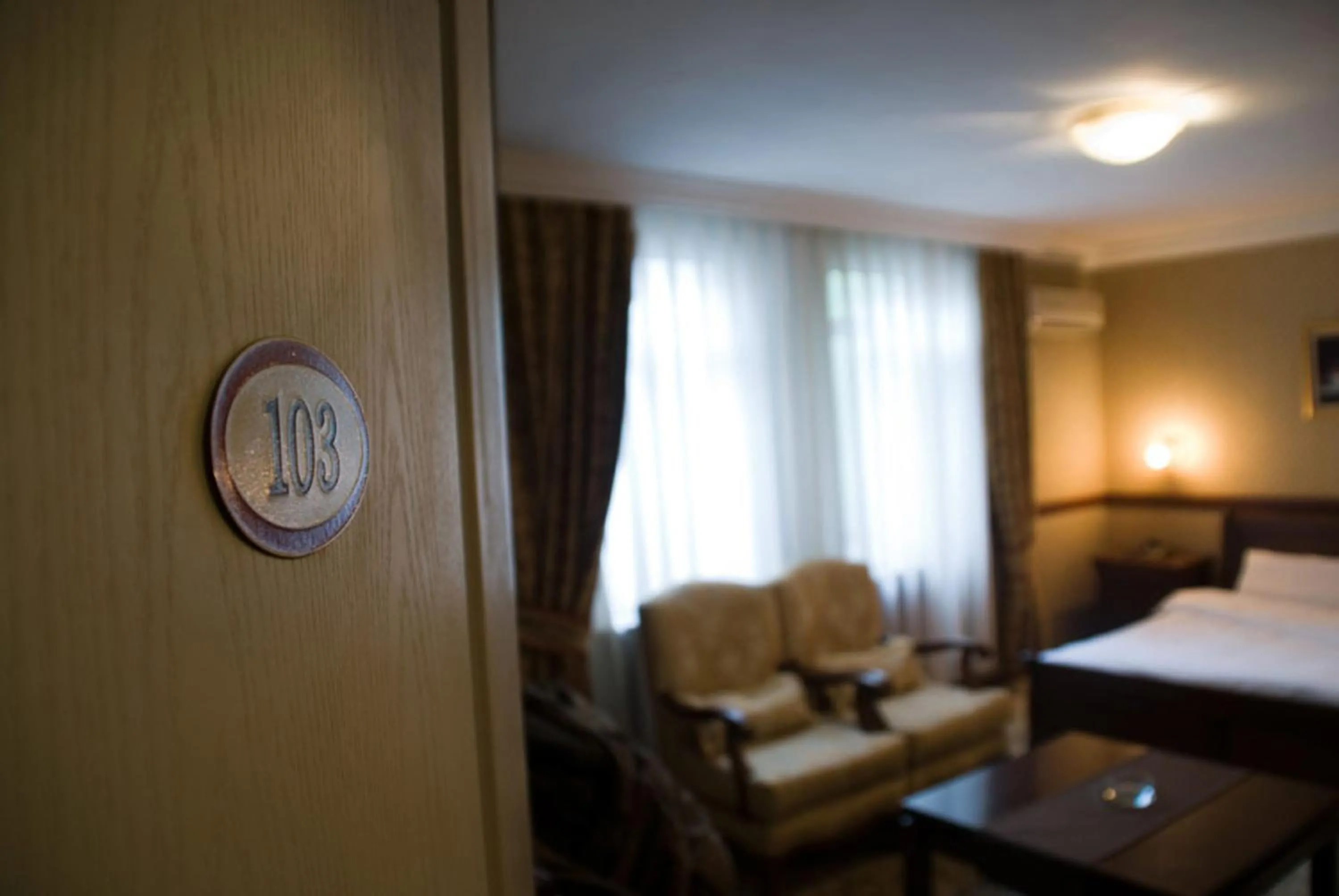 Coffee/tea facilities, Bed in Ak Efe Hotel EDİRNE