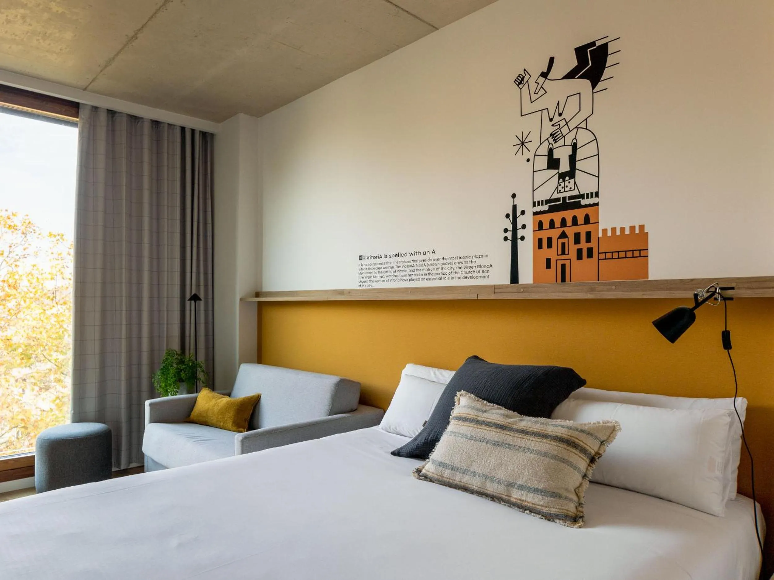 Bedroom, Bed in Kora Green City - Aparthotel Passivhaus