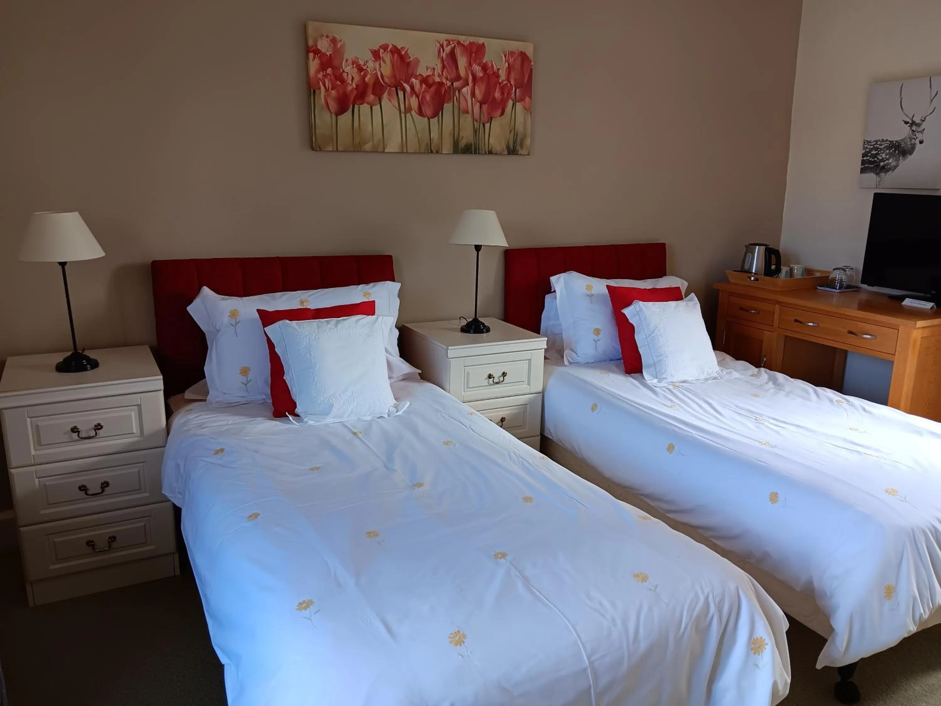 Bed in Buckley Farmhouse B & B