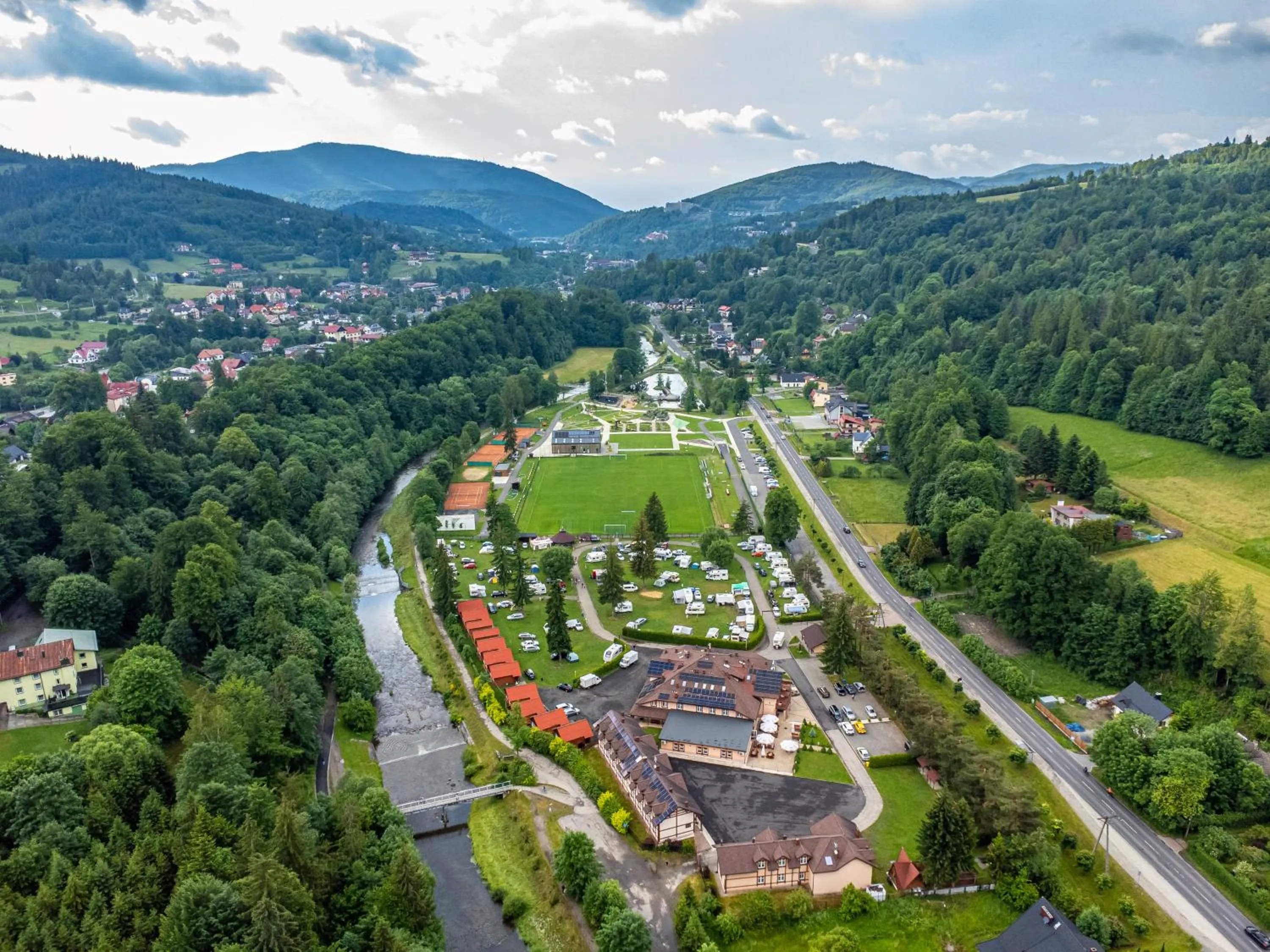 Property building in Dworek nad Wisłą