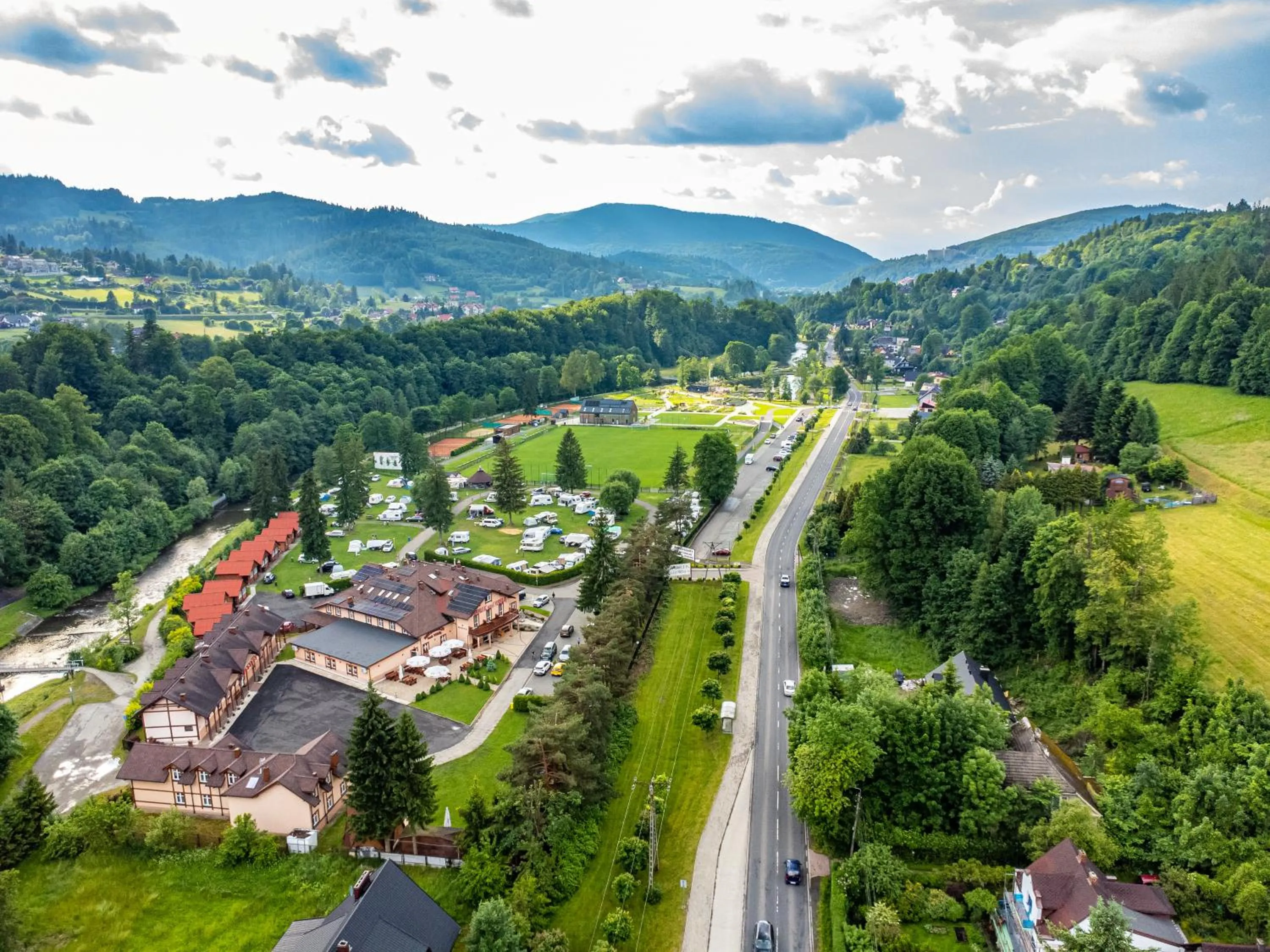 Property building in Dworek nad Wisłą