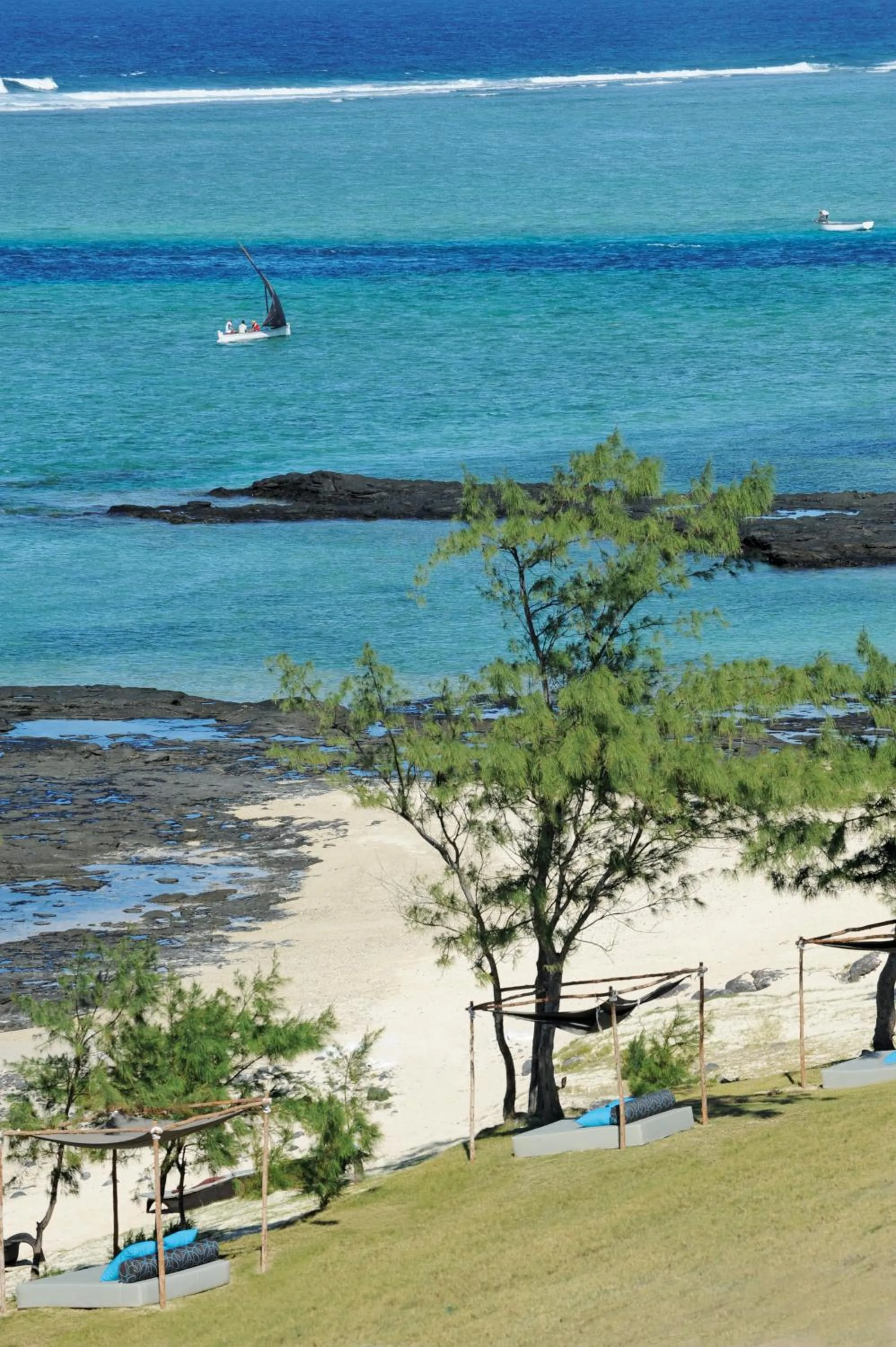 Natural landscape in Constance Tekoma - Rodrigues Island