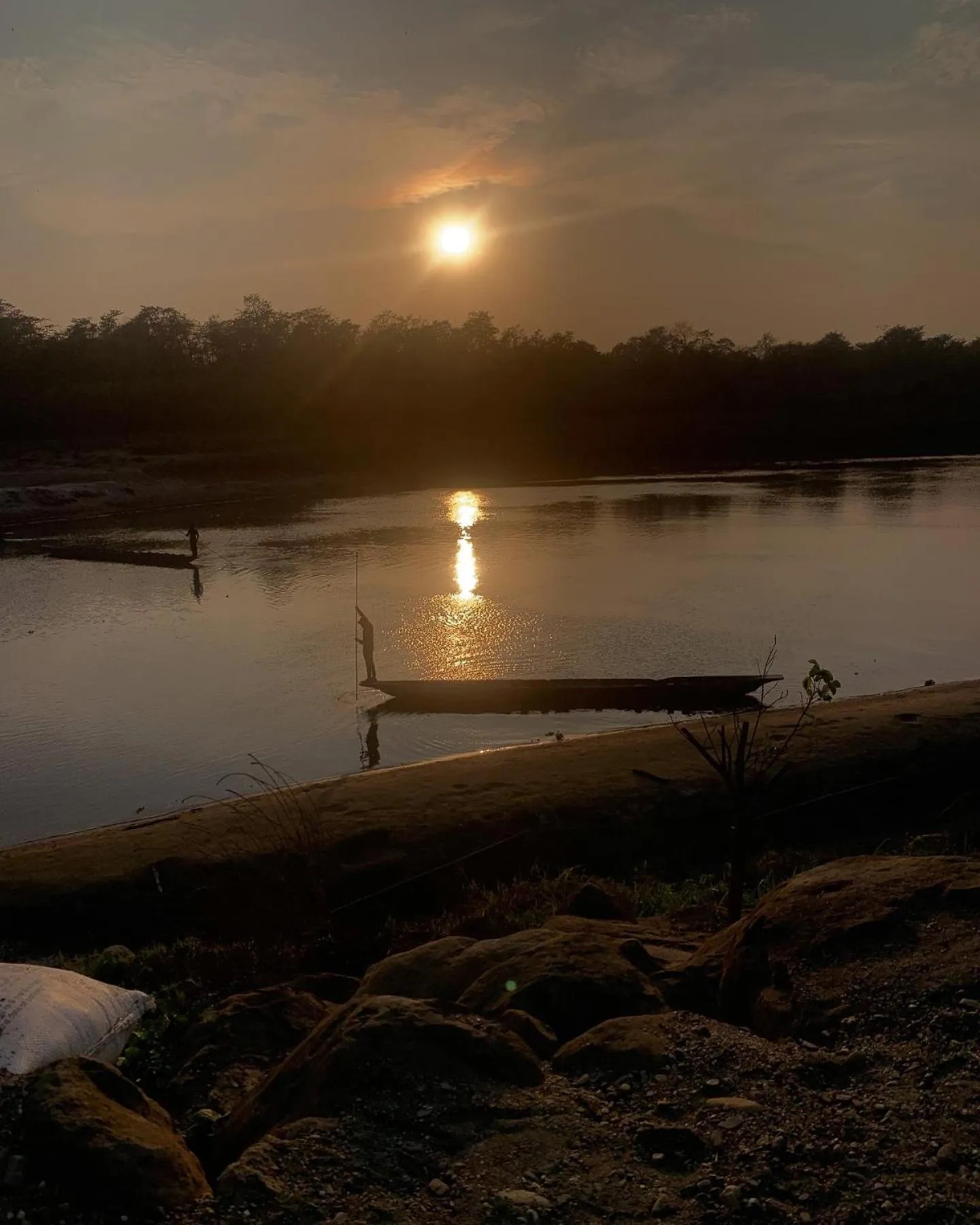 Canoeing in Hotel BhupuSainik Sauraha, Chitwan