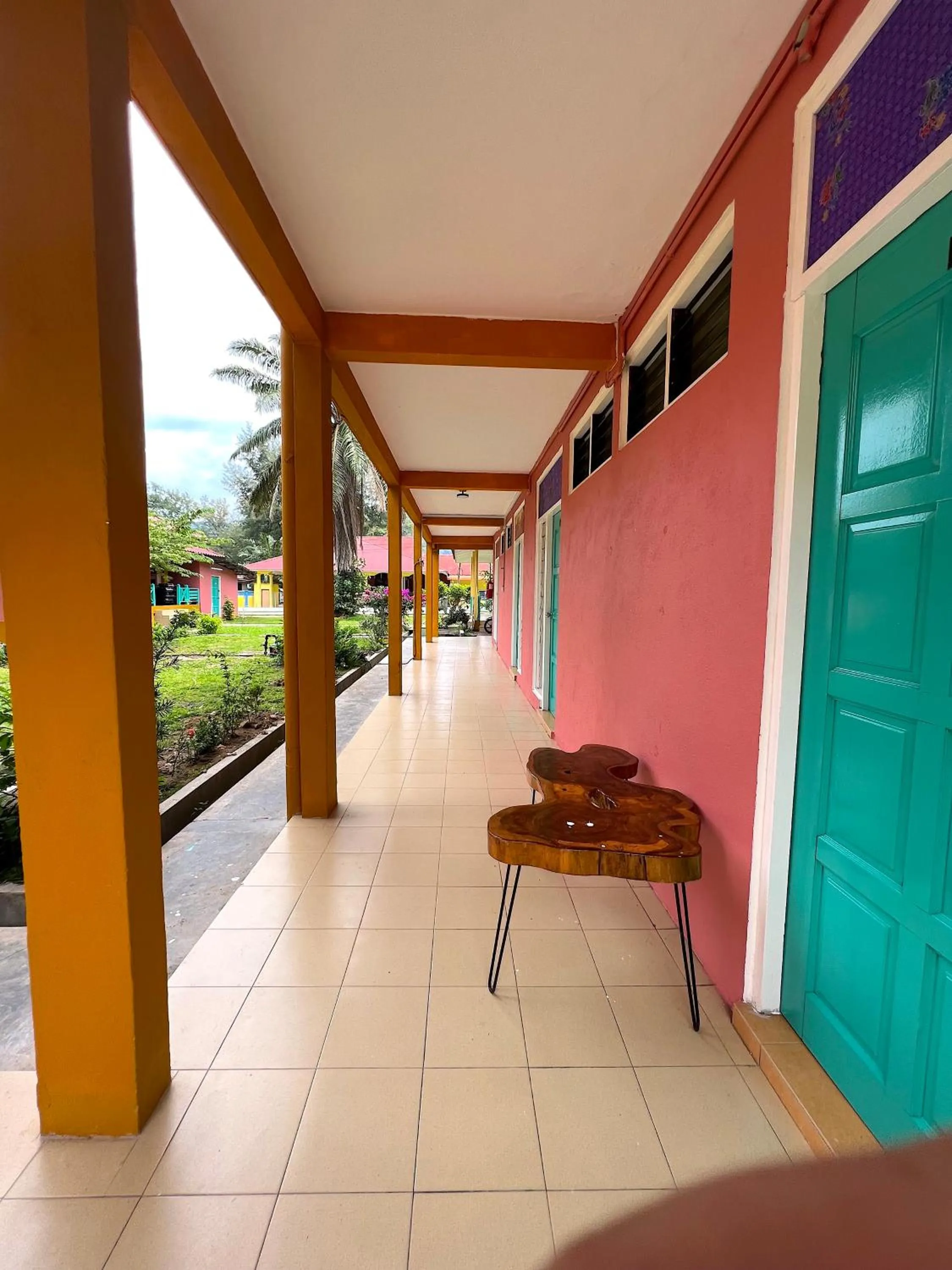 Day in papaya resort