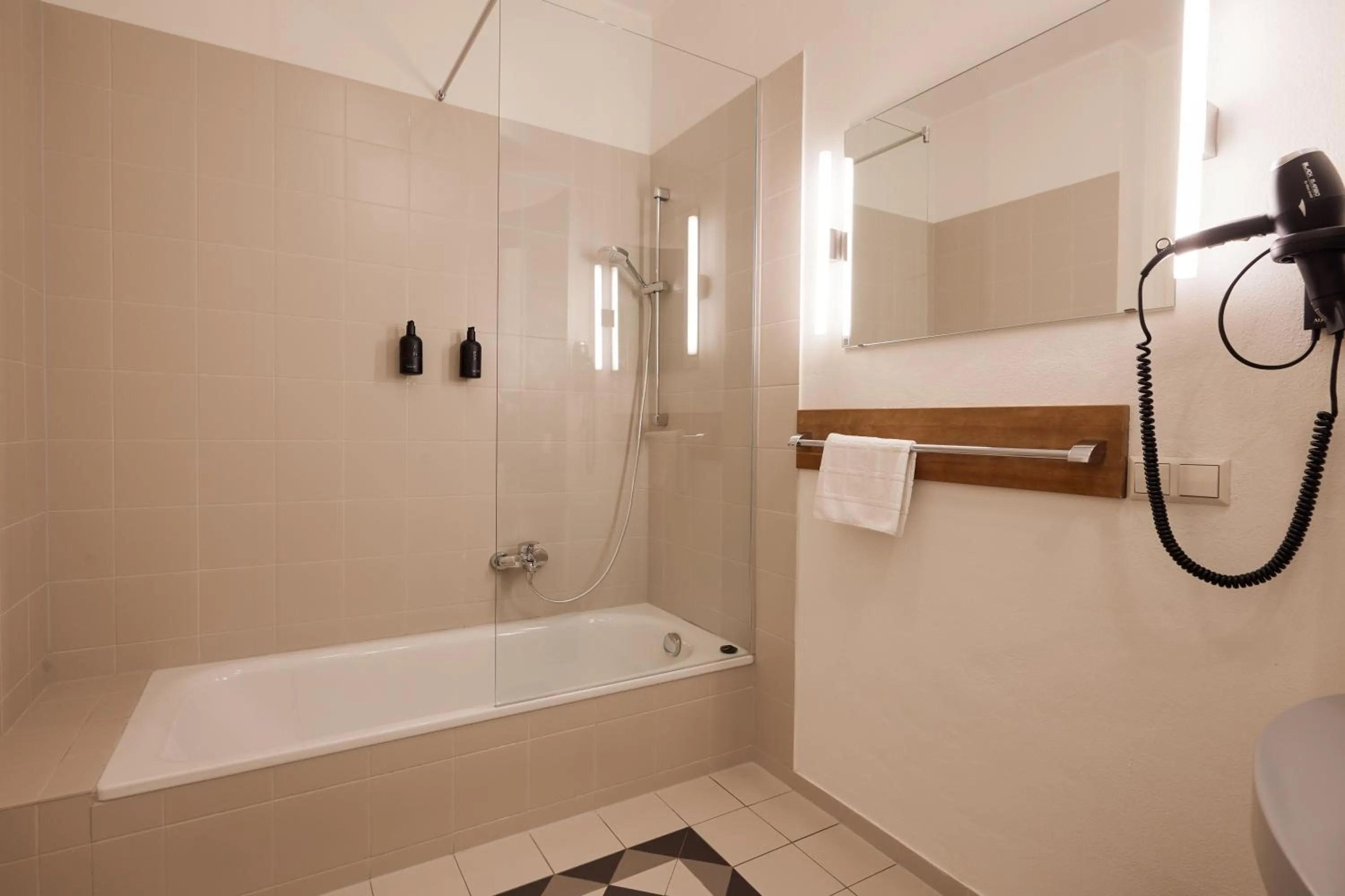 Bathroom in ahead burghotel