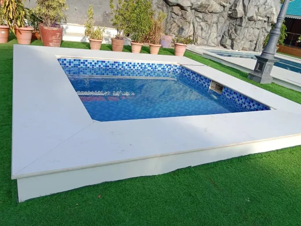 Pool view in Anand Resort - A luxury Private Pool Resort in Nashik Pool view in Anand Resort - A luxury Private Pool Resort in Nashik