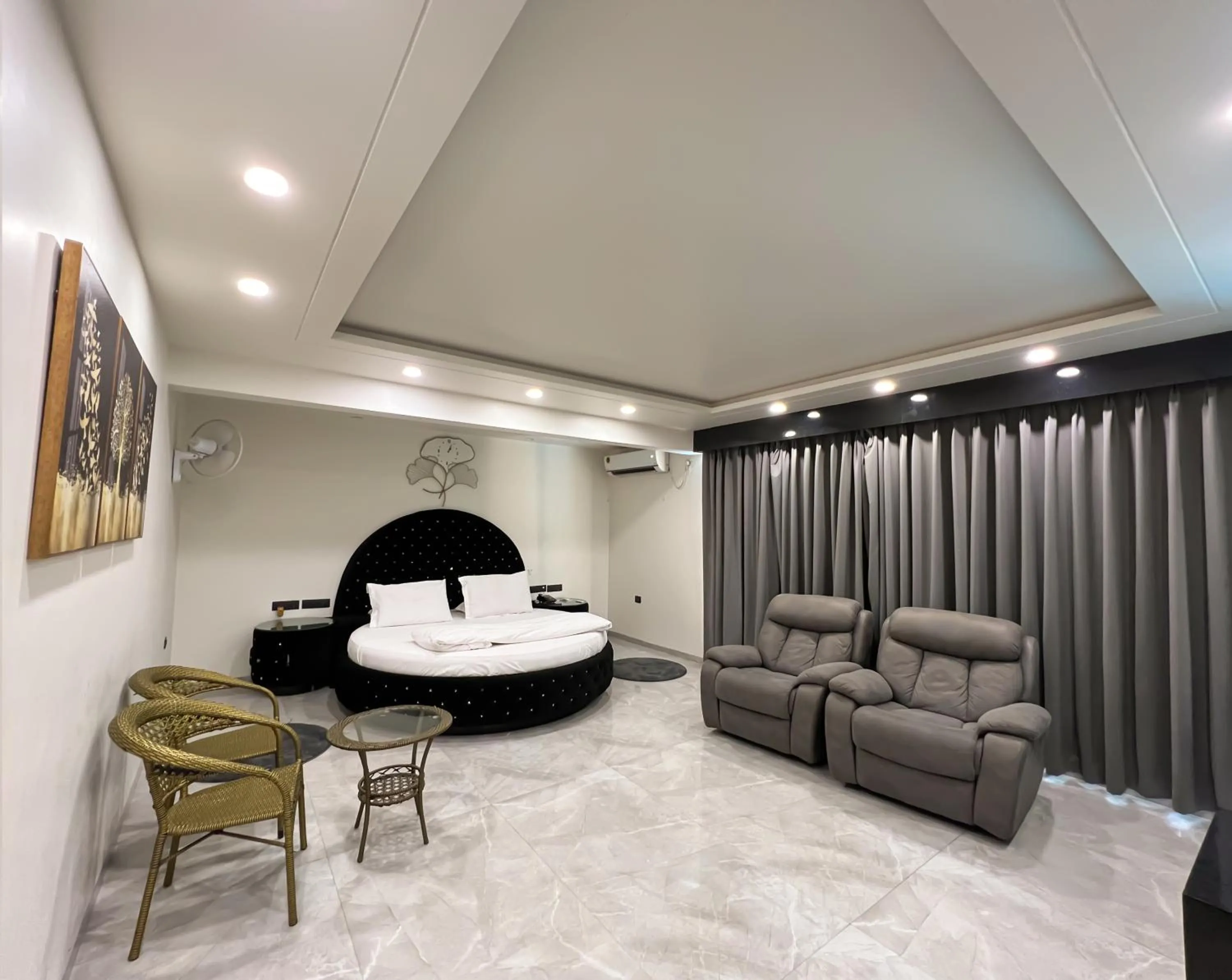 Seating area in Anand Resort - A luxury Private Pool Resort in Nashik