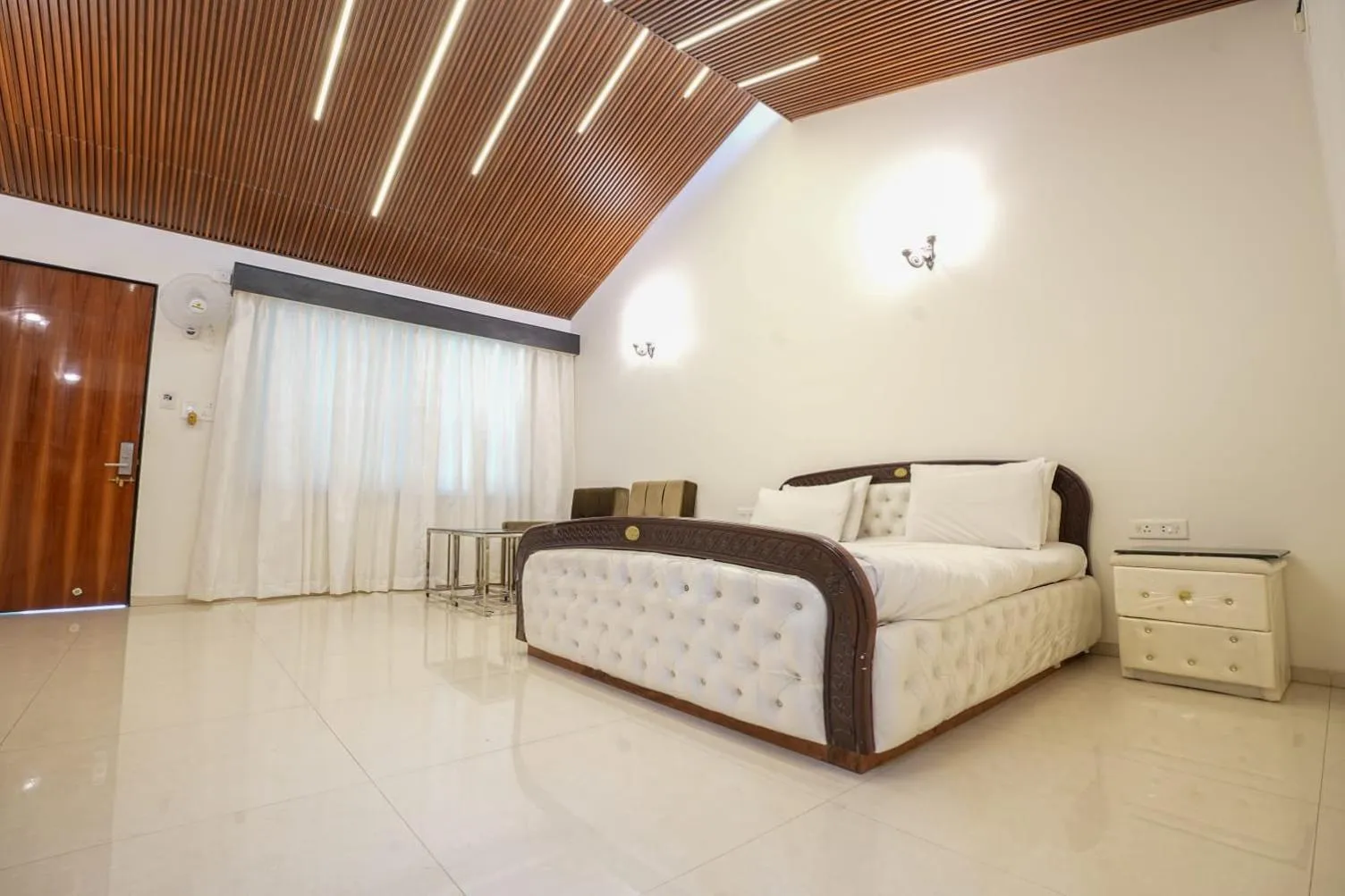 Bed in Anand Resort - A luxury Private Pool Resort in Nashik