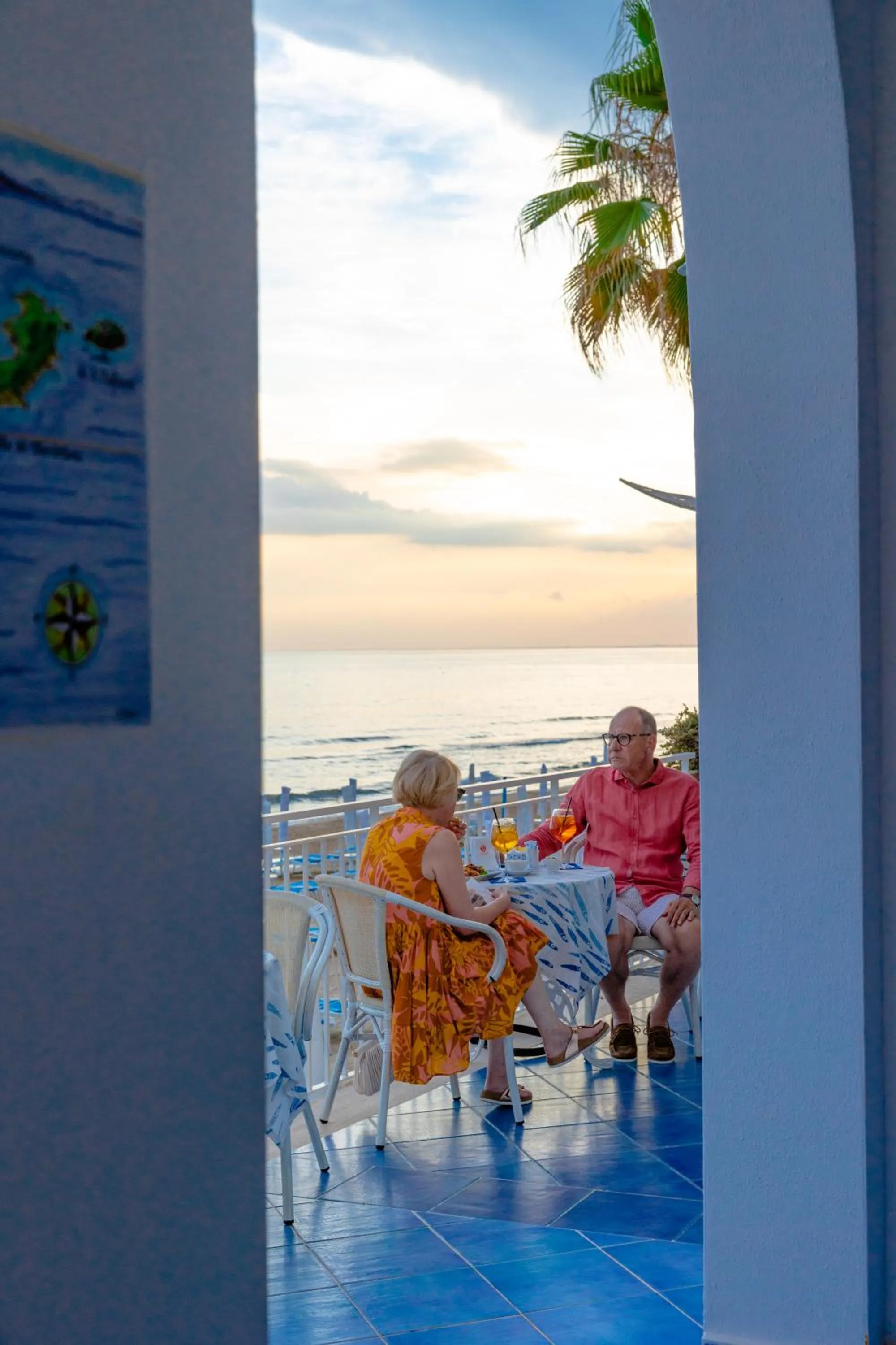 Patio in Hotel Aurora