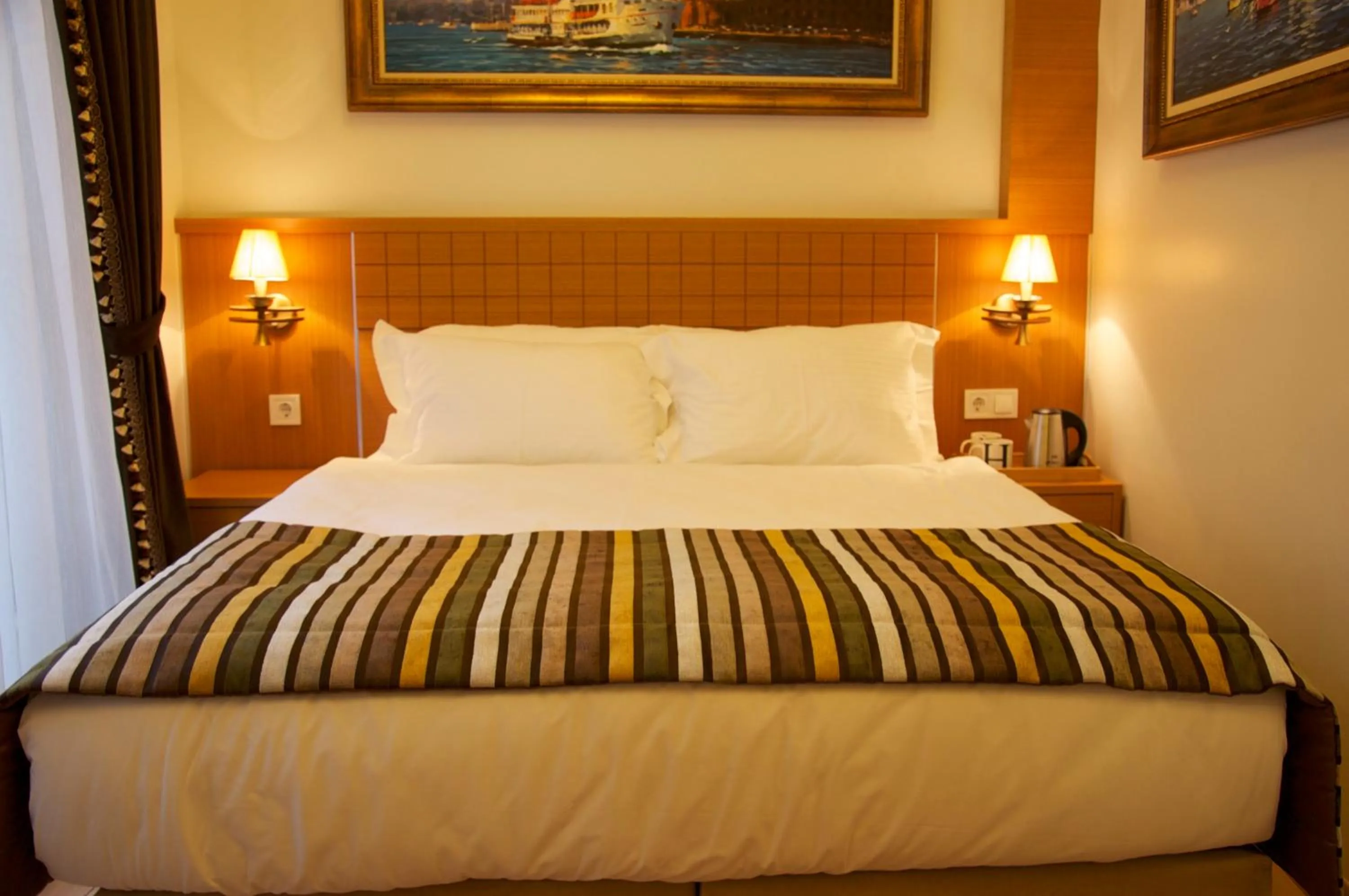 Decorative detail, Bed in Art Nouveau Galata