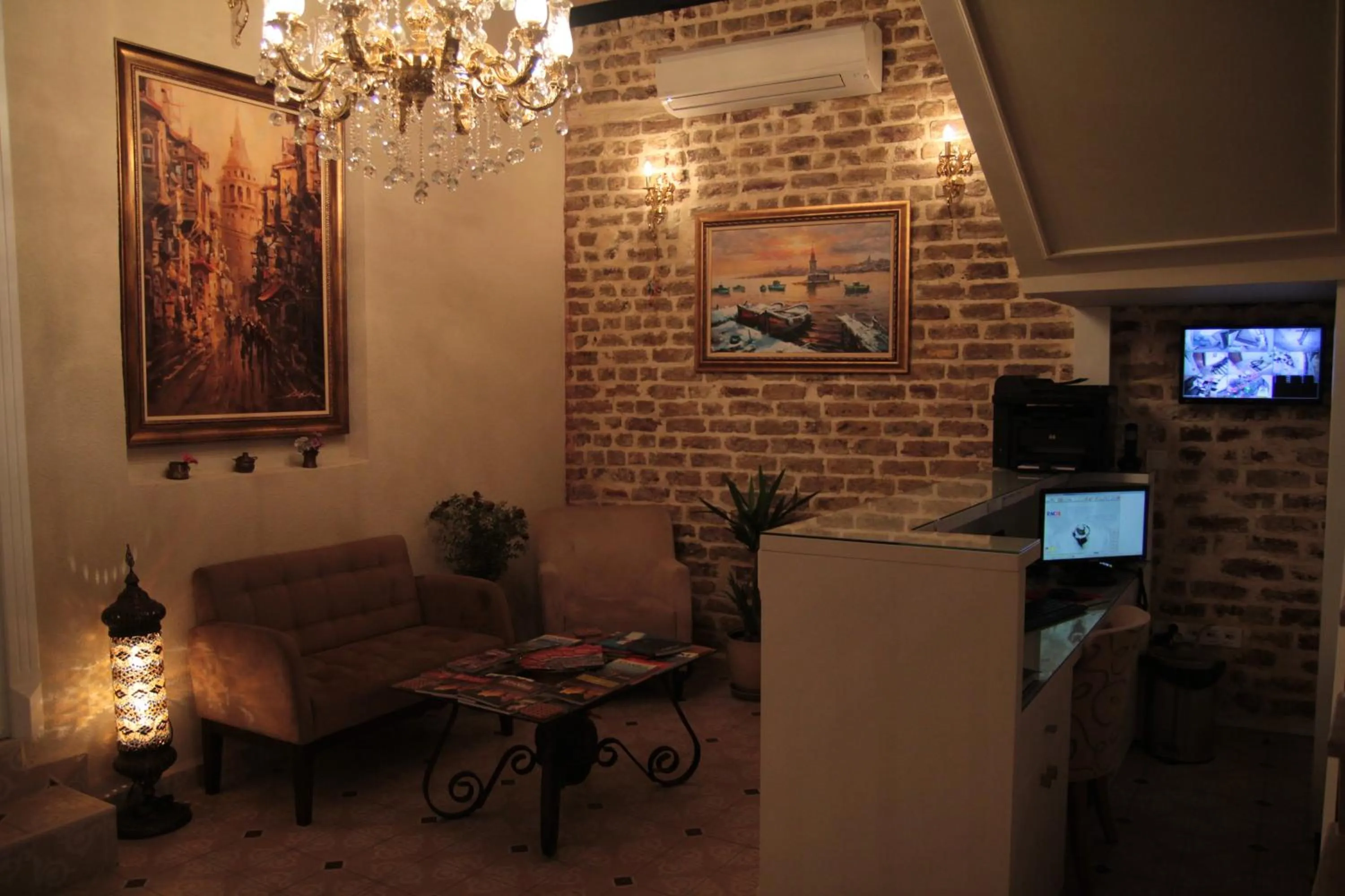 Lobby or reception in Art Nouveau Galata