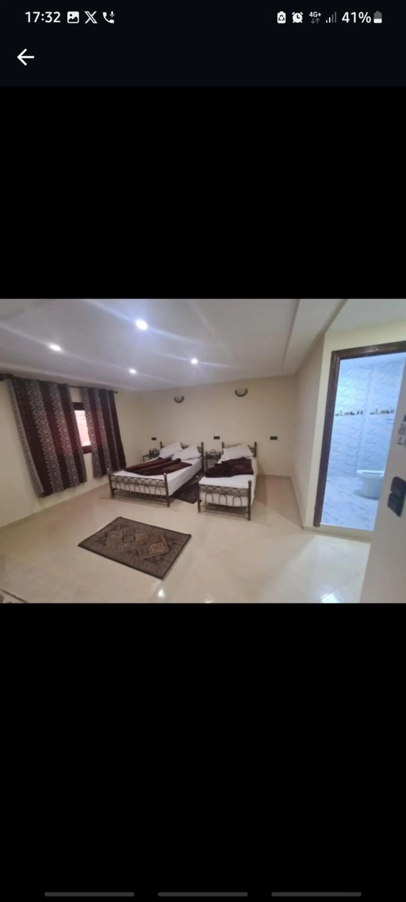 Bed in Hotel Espace Tifawine