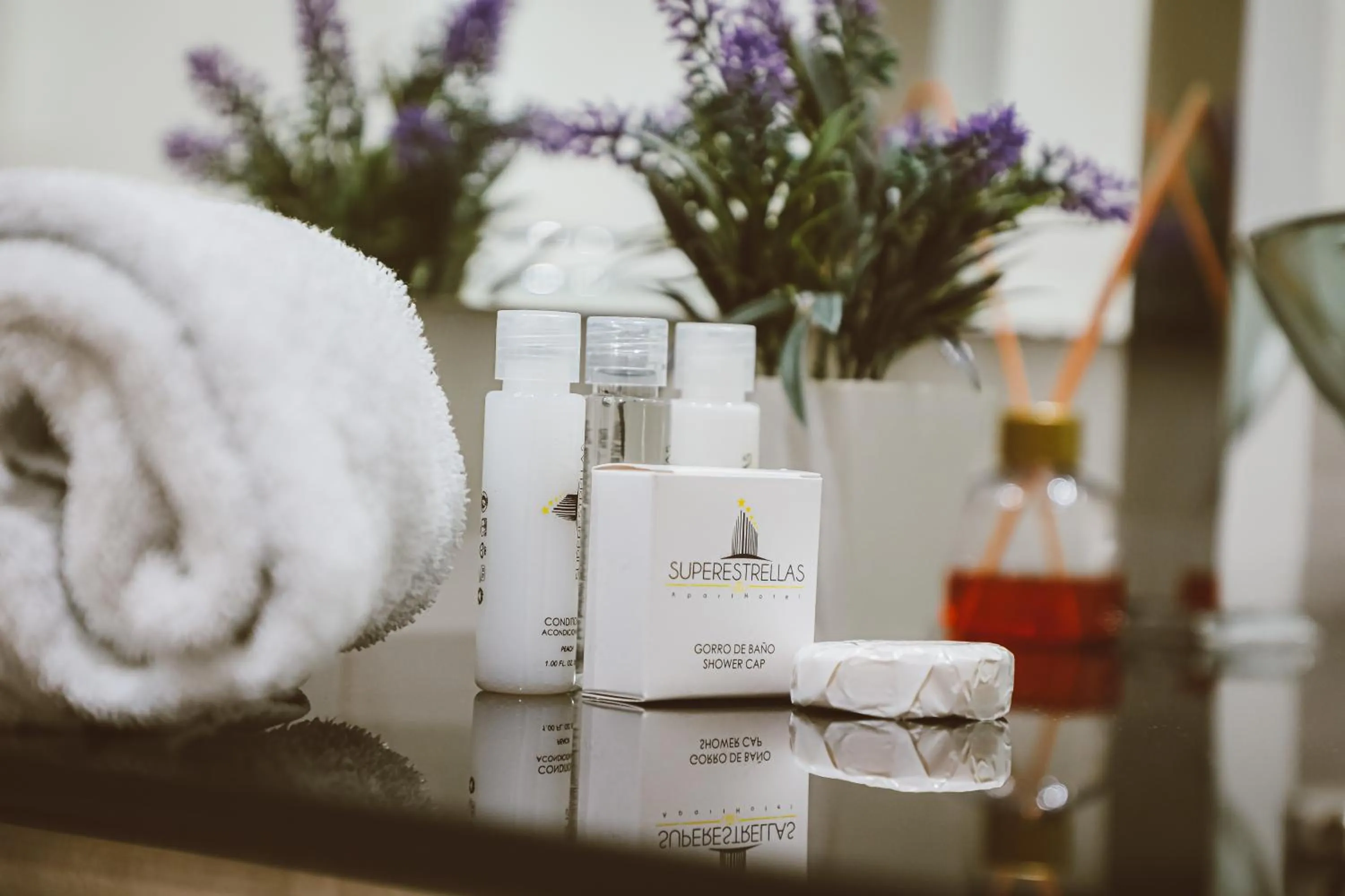 towels in Hotel Súper Estrellas