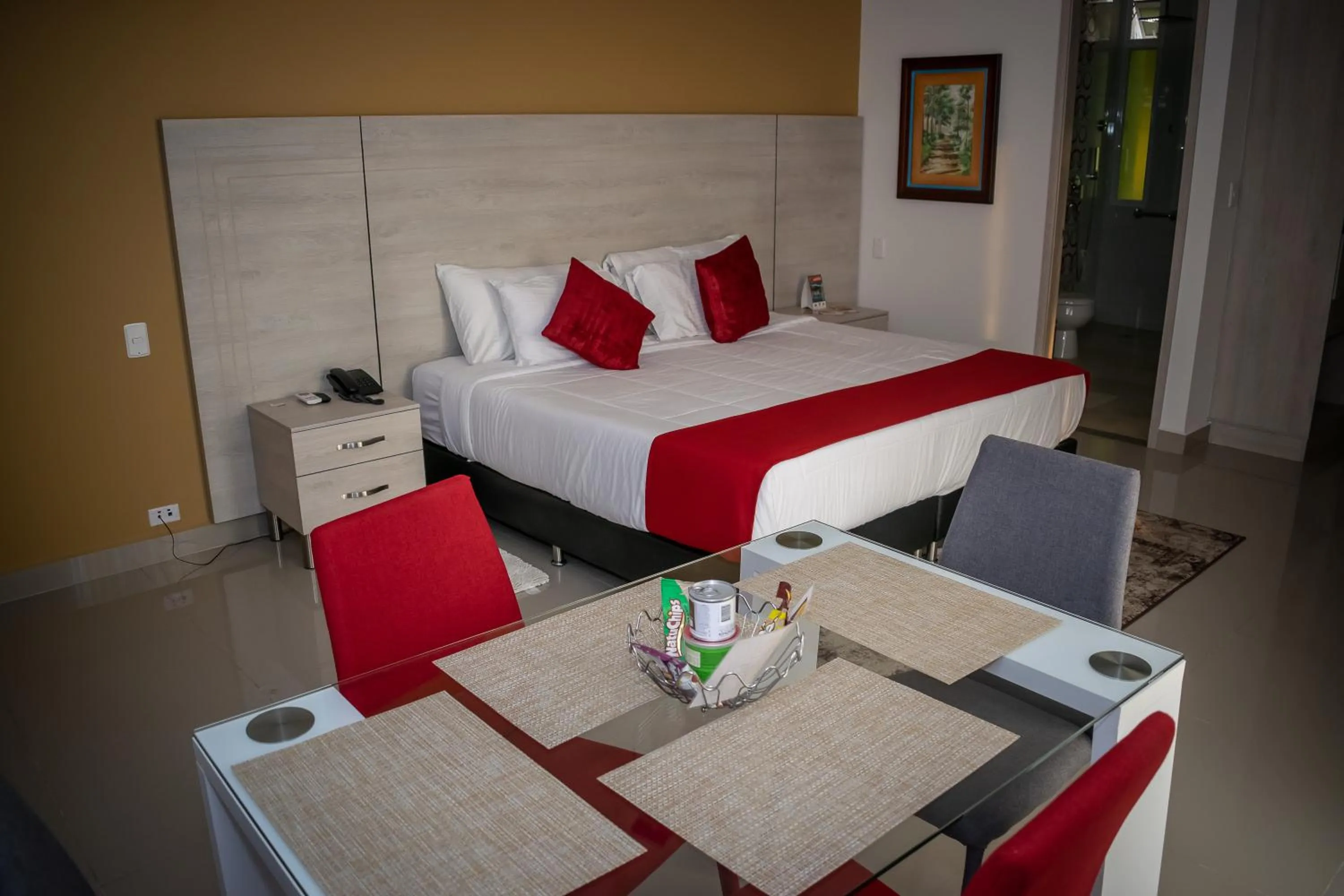 Bed in Hotel Súper Estrellas