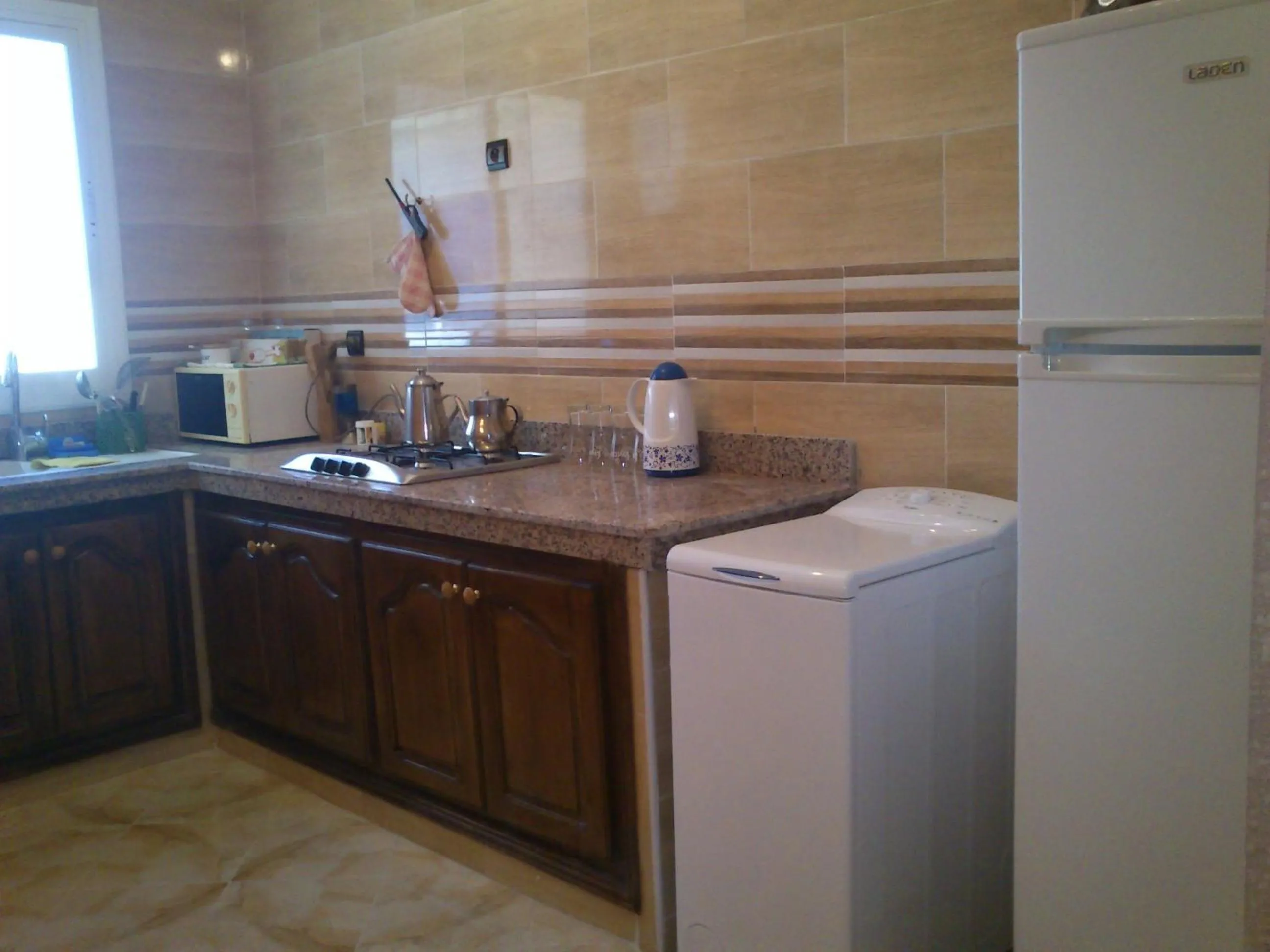 Kitchen or kitchenette in Magnifique Appartement Plage Saidia