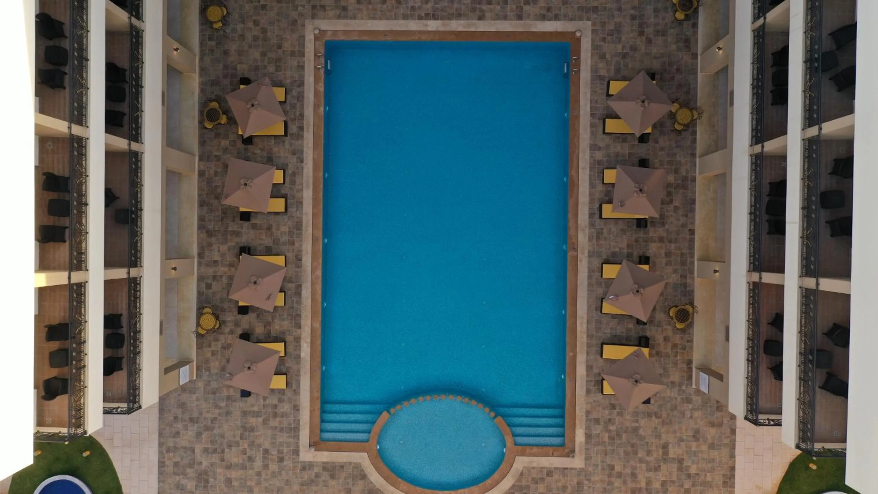 Pool view in Z Hotel Meknes