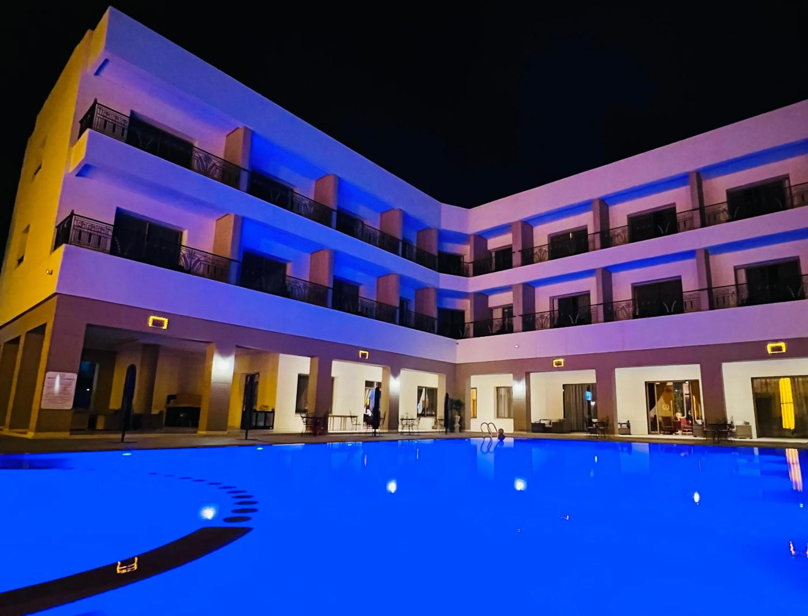Pool view in Z Hotel Meknes
