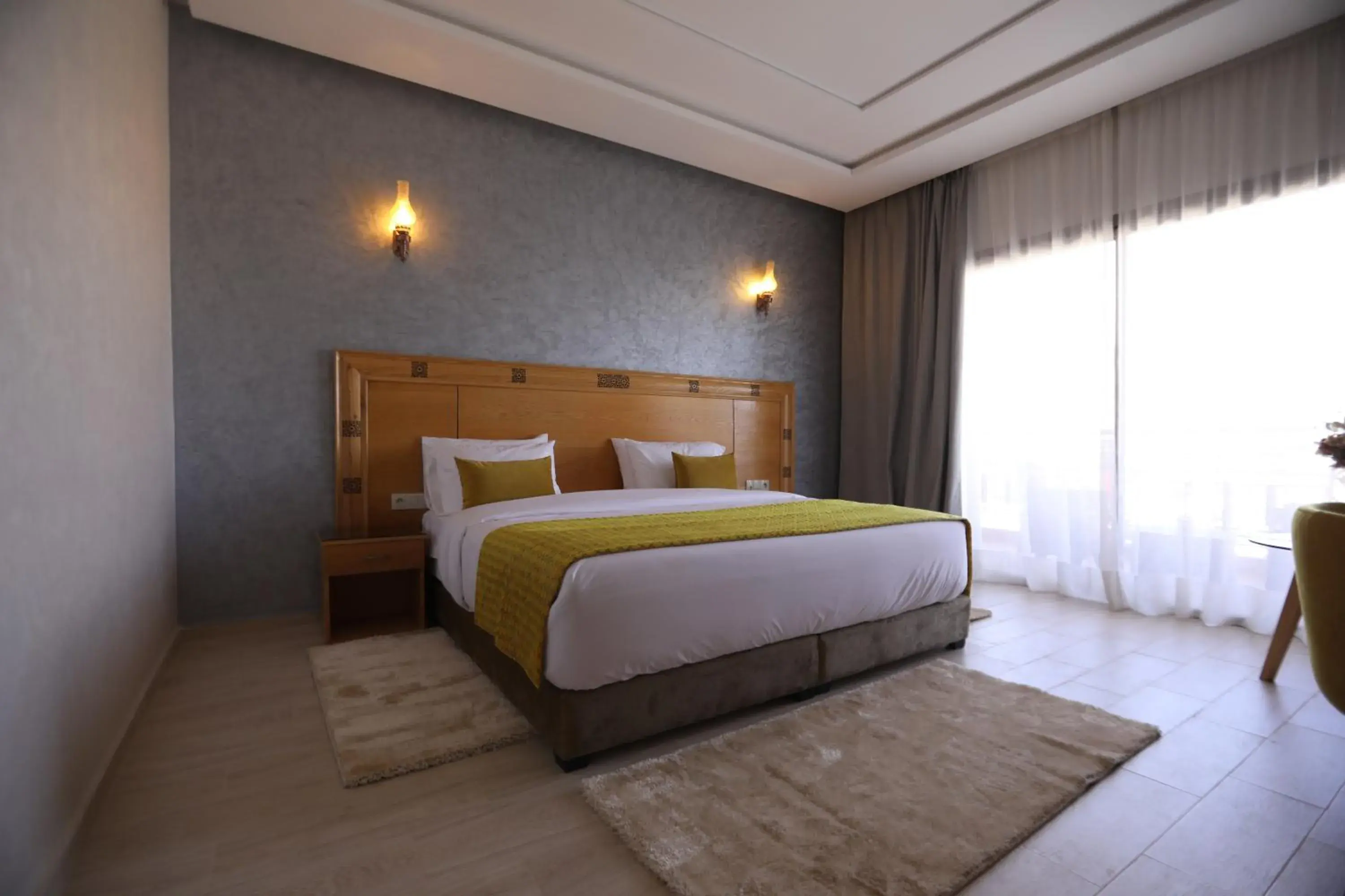 Double Room with Pool View - single occupancy in Z Hotel Meknes Double Room with Pool View - single occupancy in Z Hotel Meknes