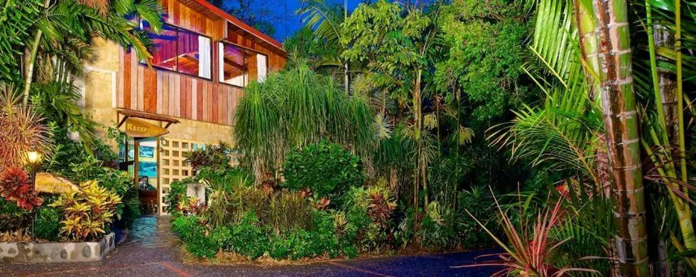 Garden view in Costa Verde Inn