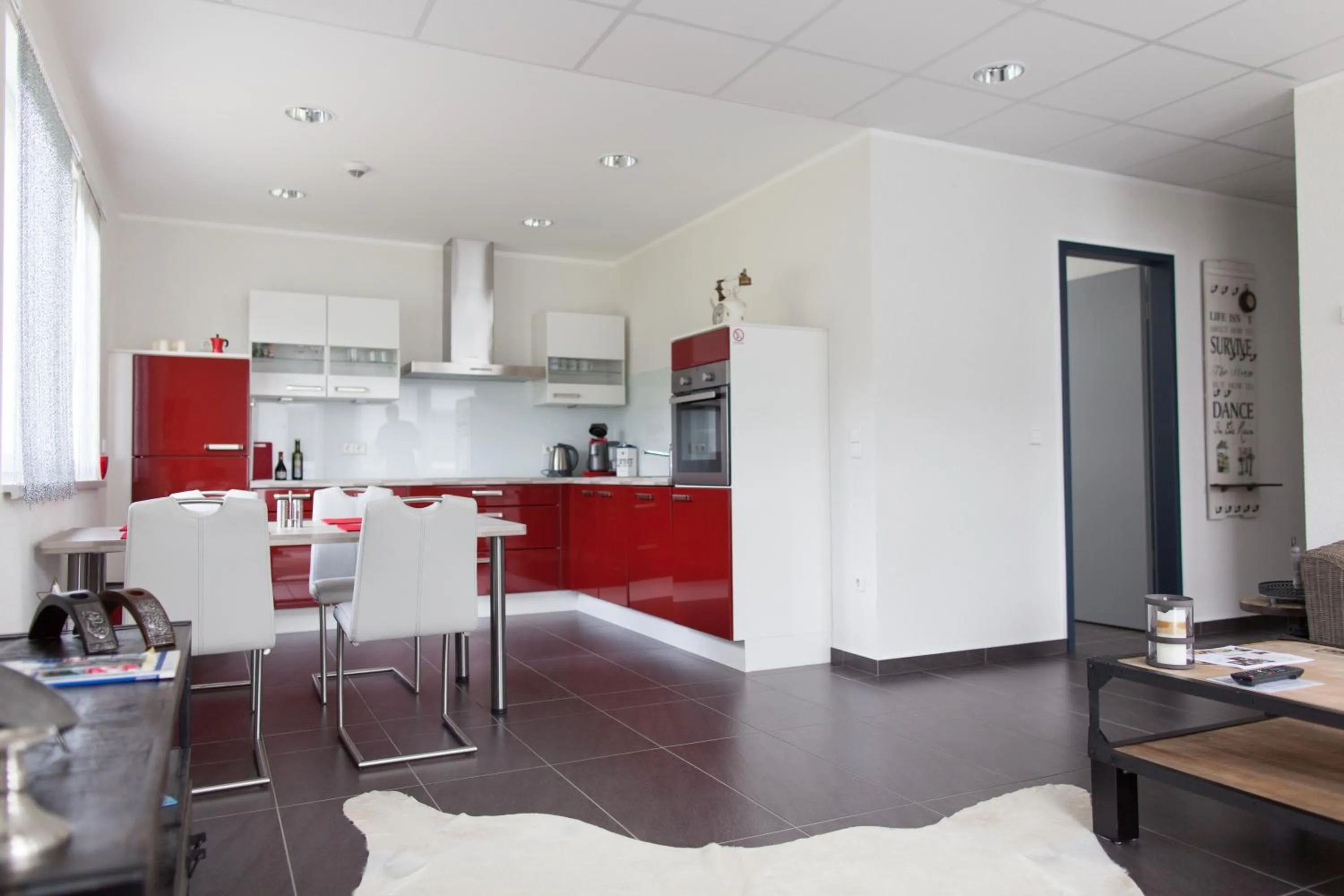 Kitchen or kitchenette in Hotel Burgholz