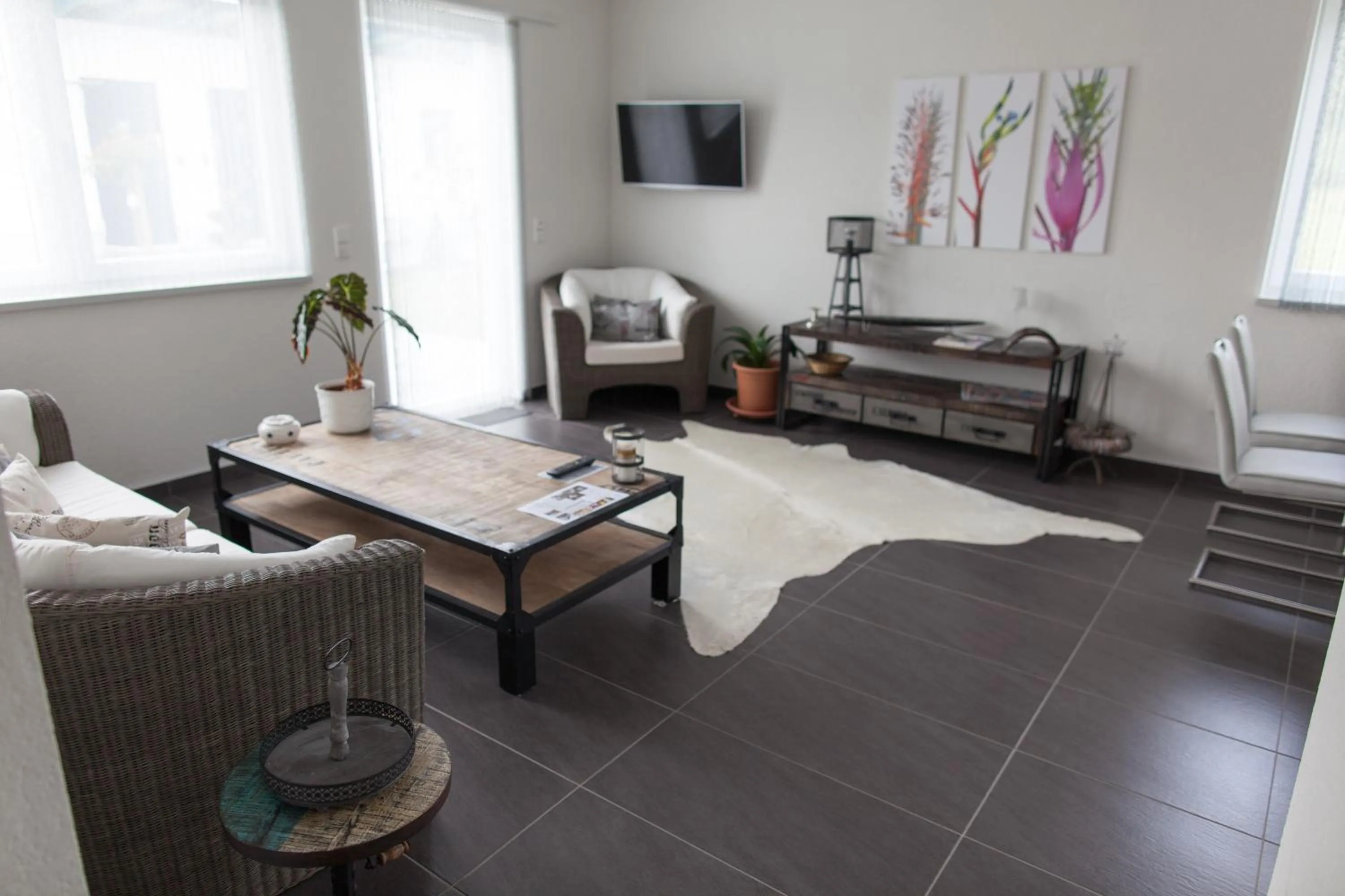 Bed in Hotel Burgholz