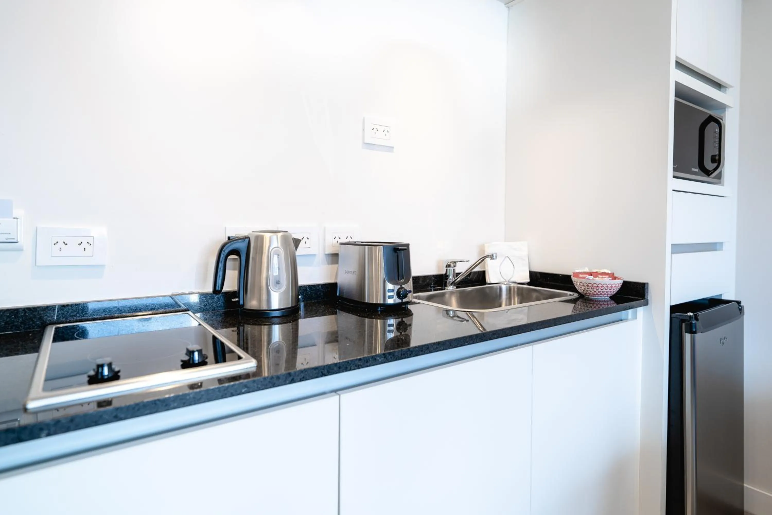 Kitchen or kitchenette in Cilene del Fuego Suites & Spa