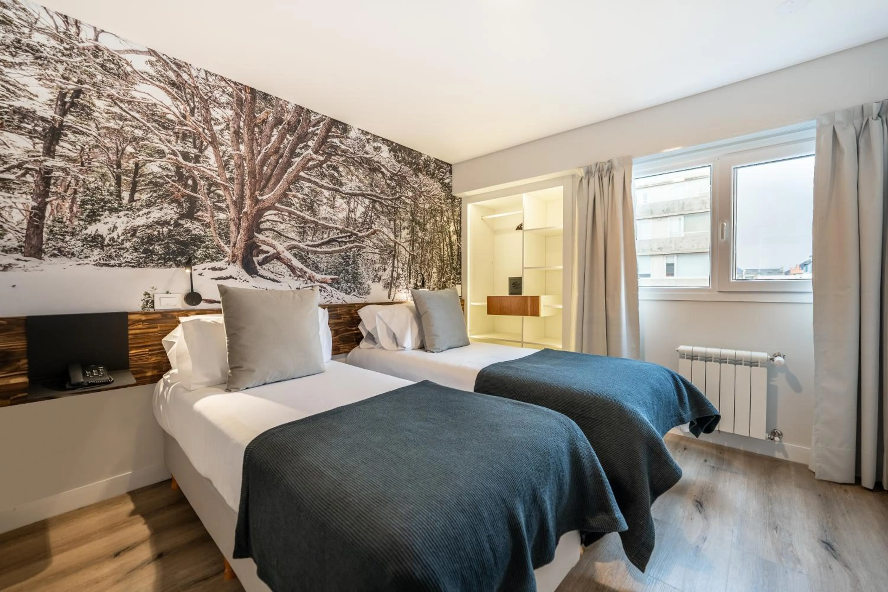 Bed in Cilene del Fuego Suites & Spa