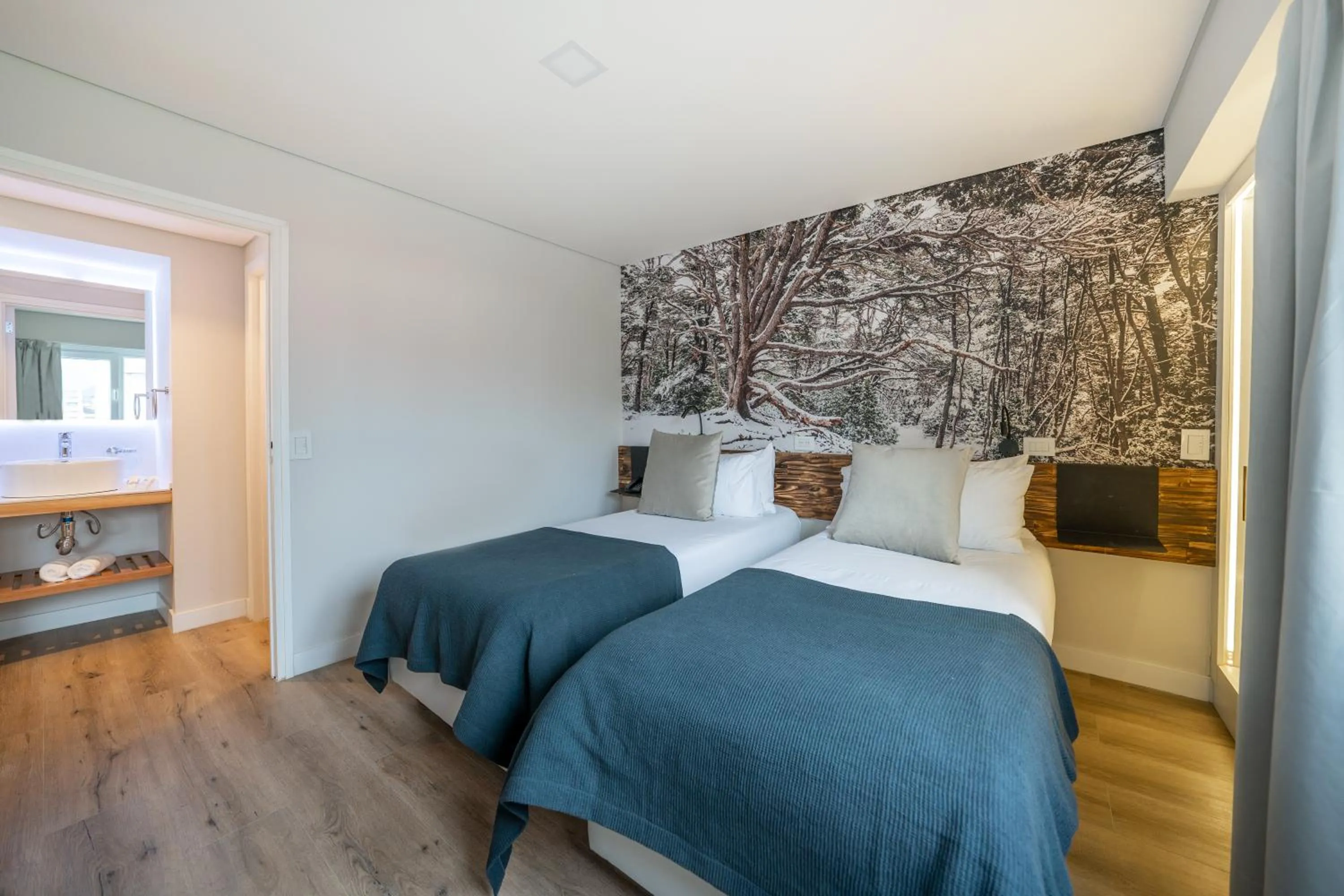 Bed in Cilene del Fuego Suites & Spa