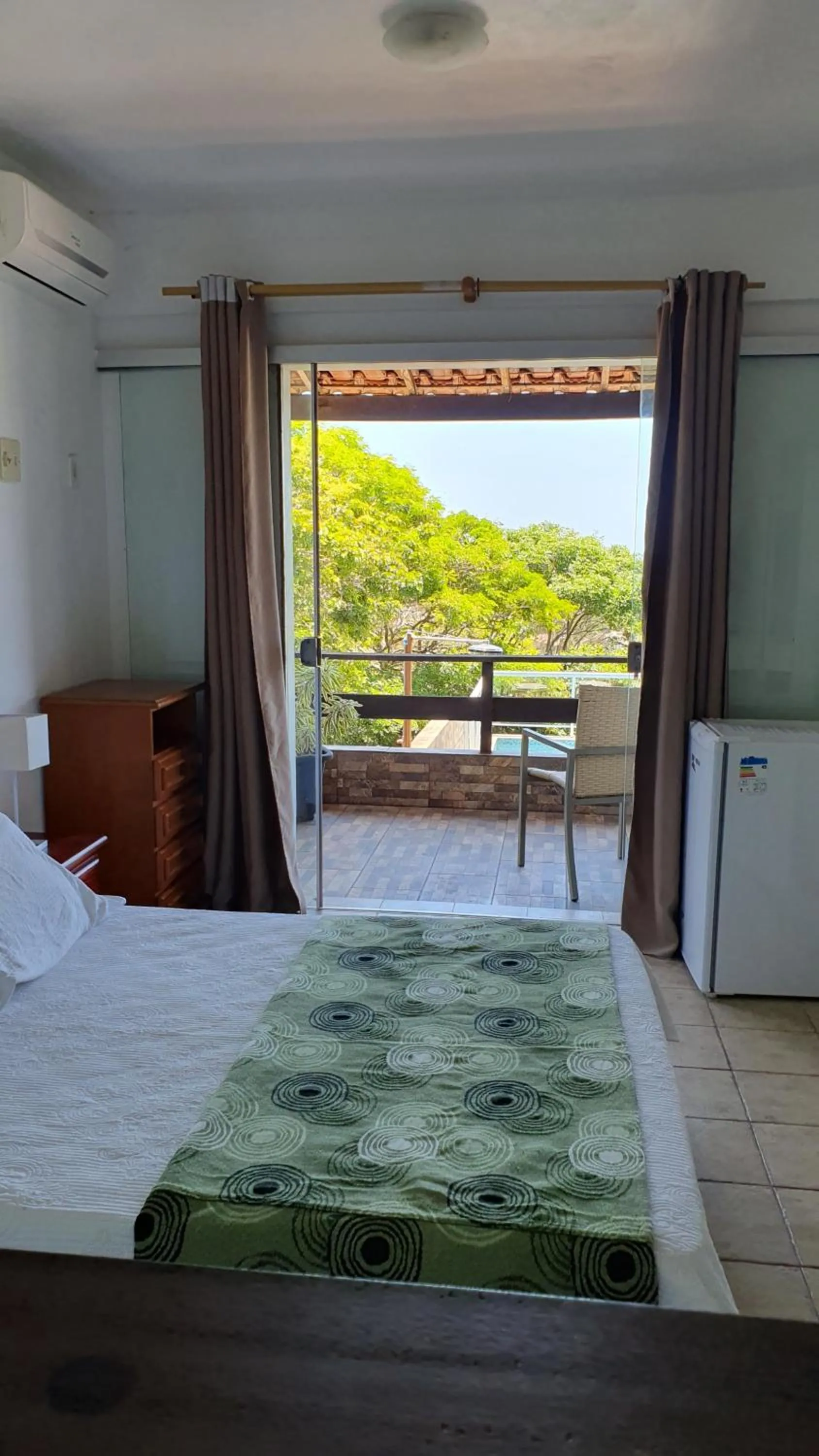 Bed in Pousada Zanzibar