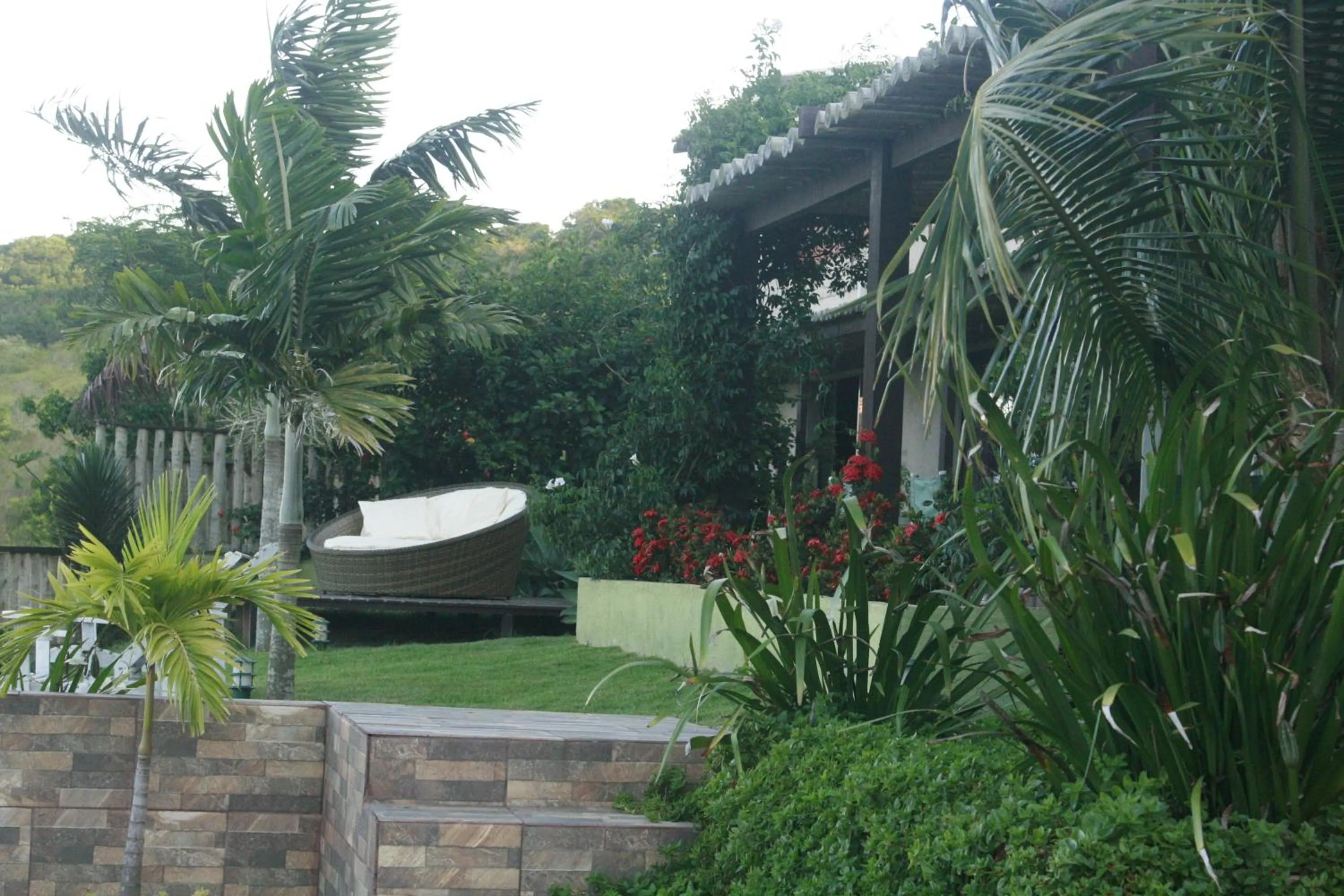 Garden in Pousada Zanzibar