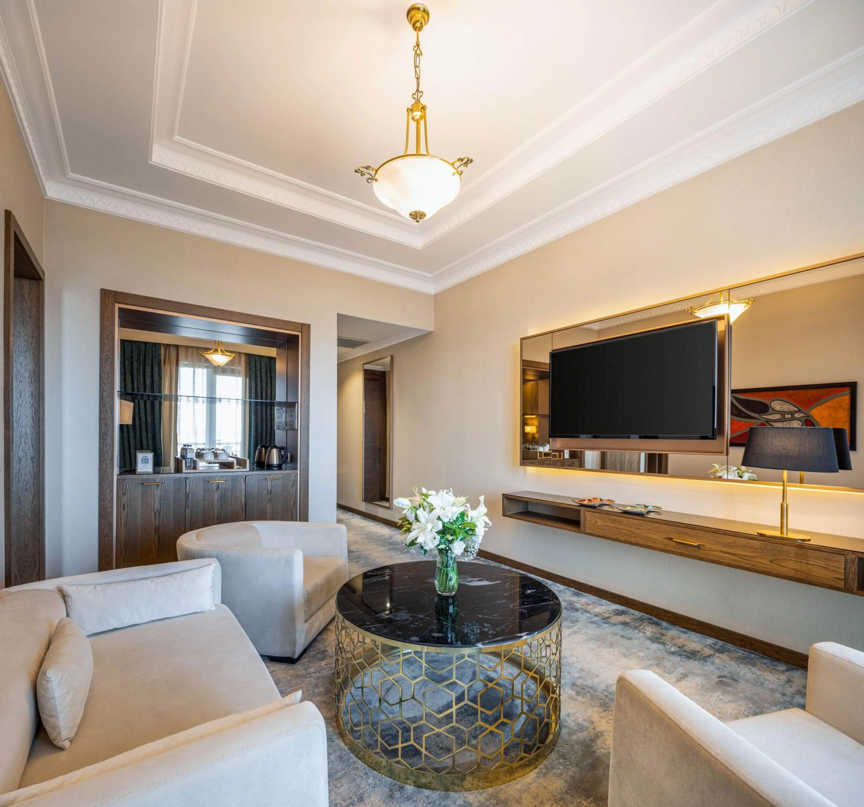 Living room in Hotel Çelik Palas Convention Center & Thermal SPA