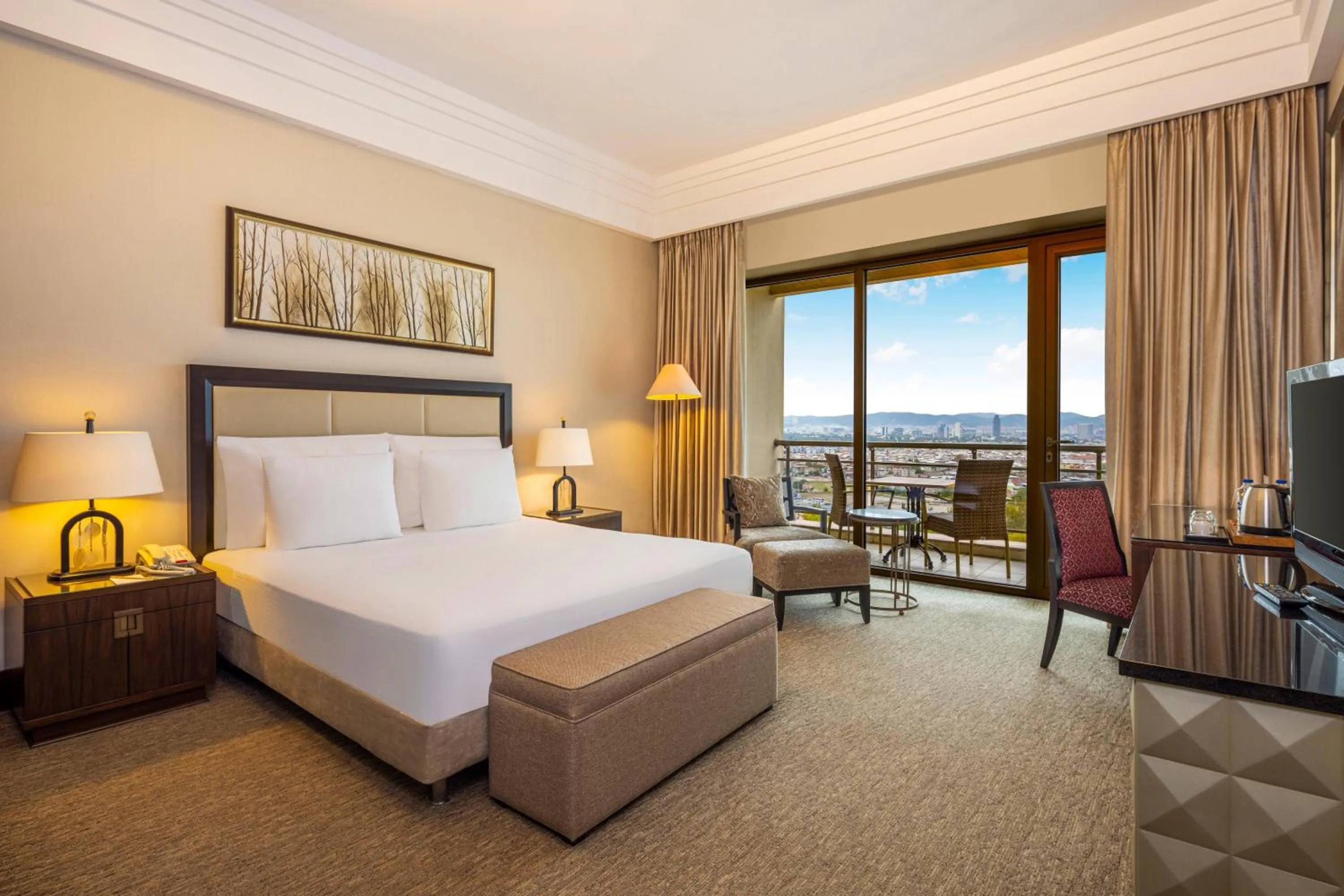 Bed in Hotel Çelik Palas Convention Center & Thermal SPA