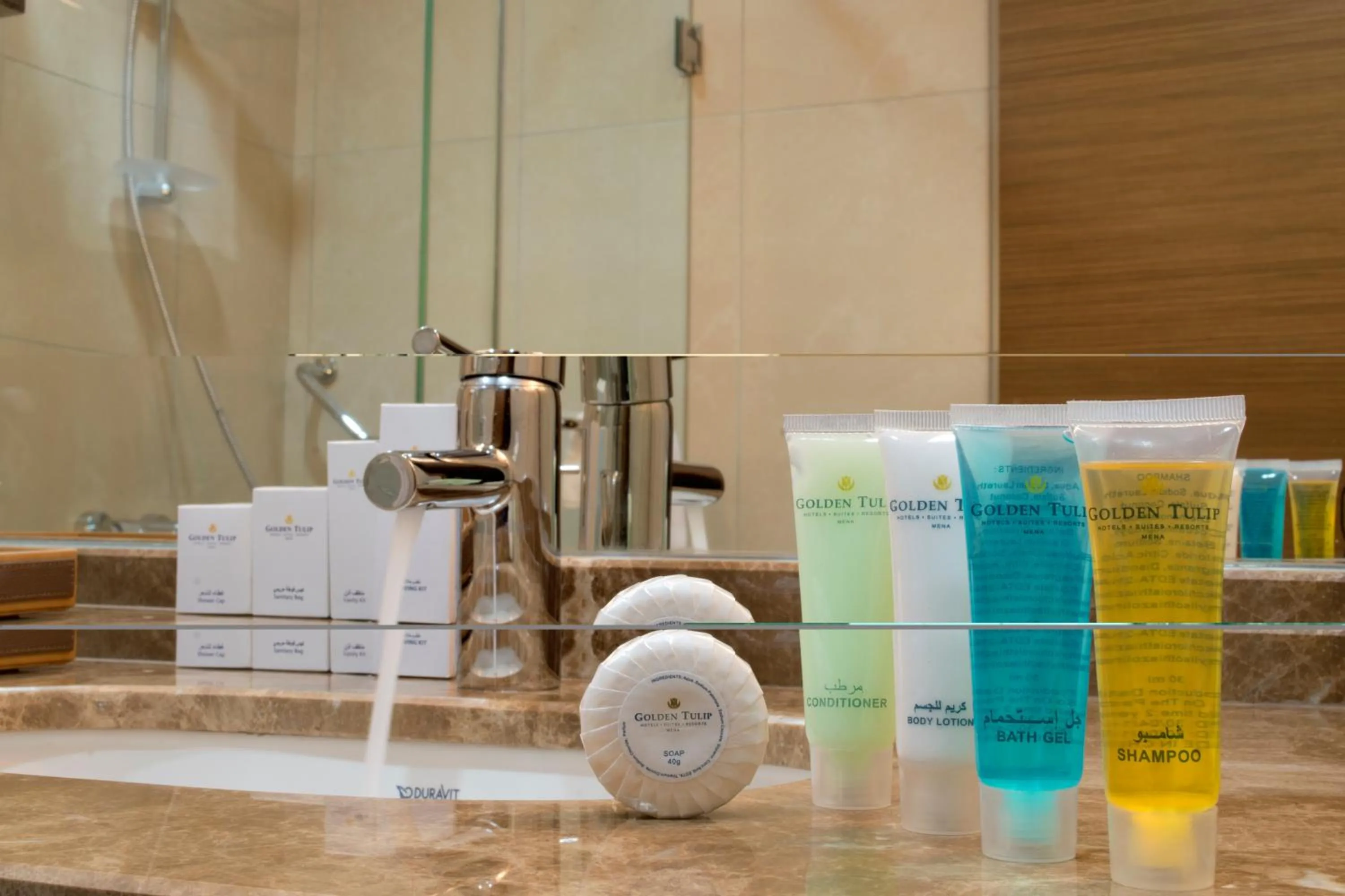 Bathroom in Golden Tulip Dammam Corniche Hotel