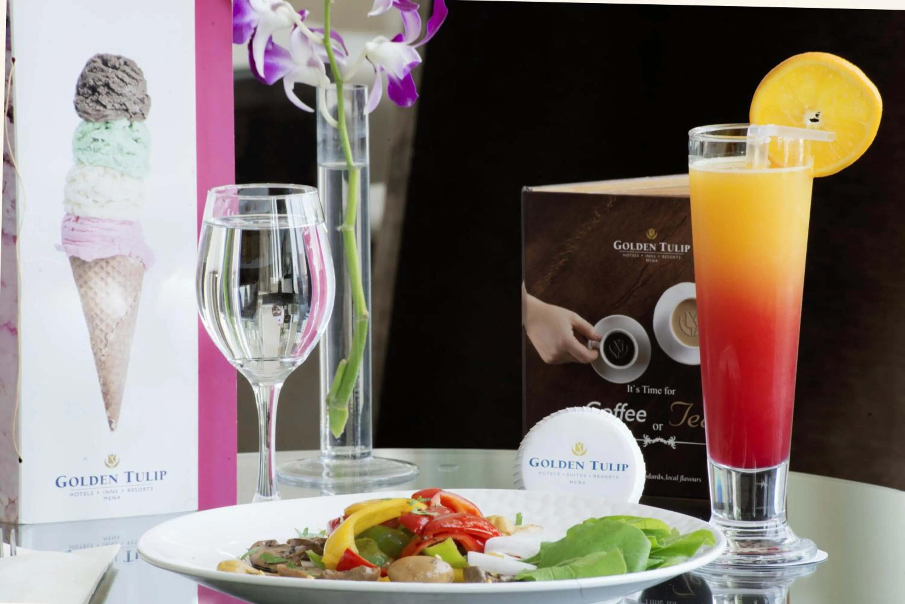 Lobby or reception in Golden Tulip Dammam Corniche Hotel