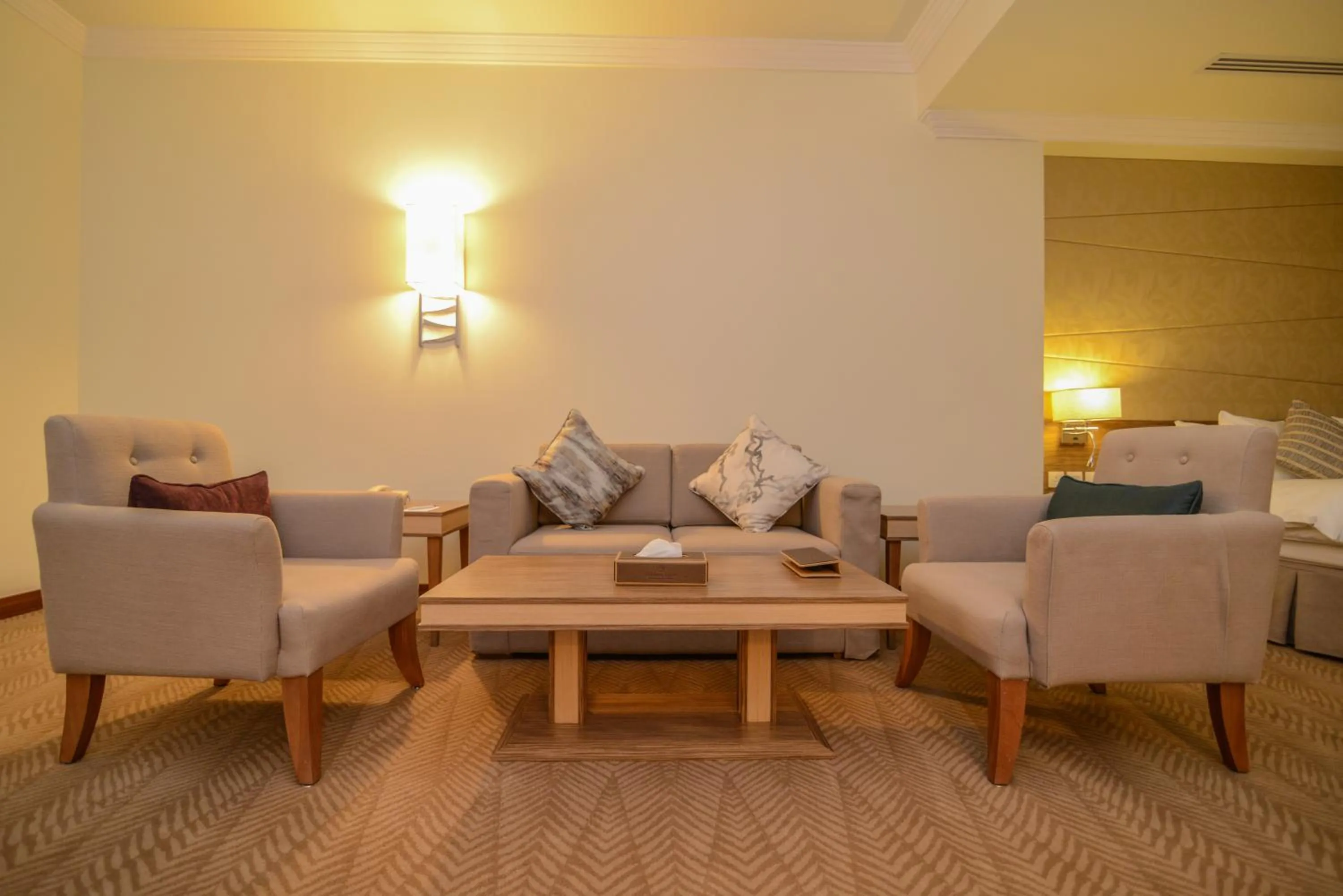 Seating area in Golden Tulip Dammam Corniche Hotel