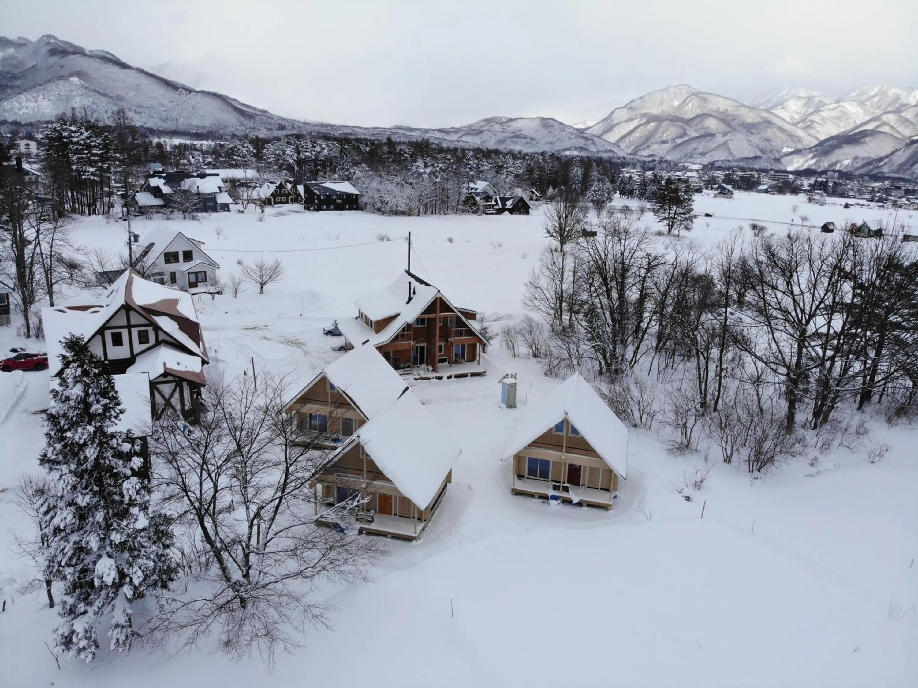 Neighbourhood in Log Cottage 白馬KIITOS