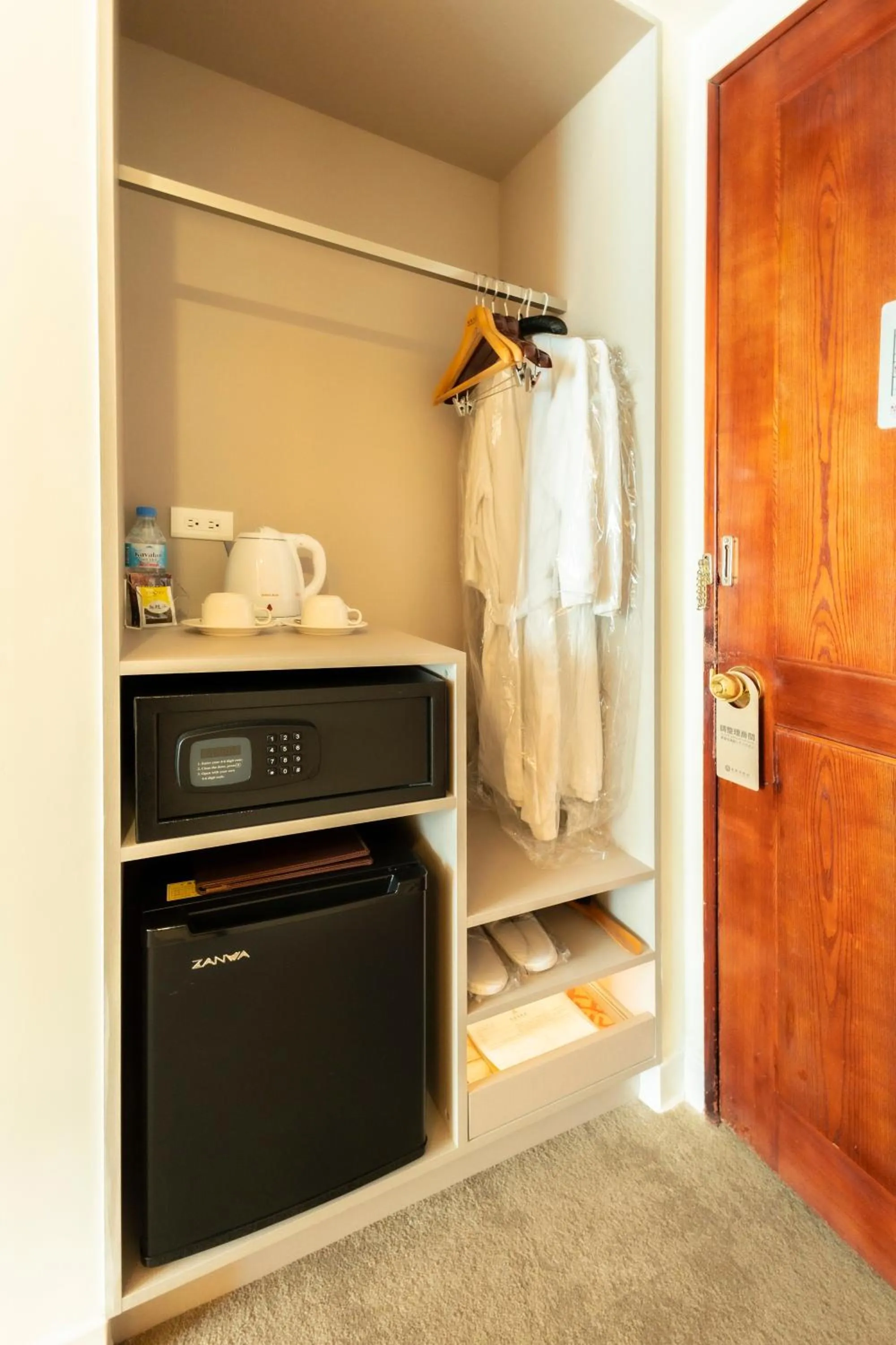 wardrobe in Hotel Tainan