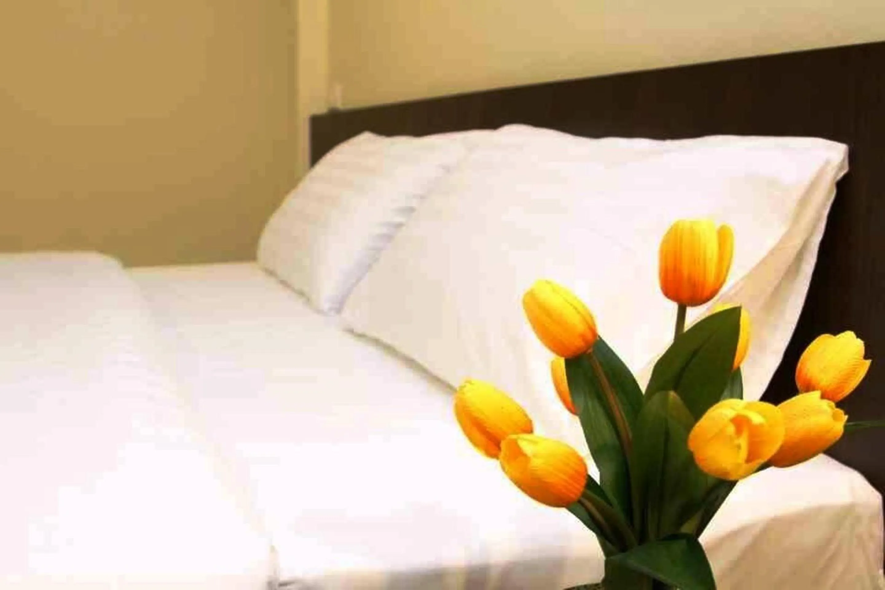 Bed in Chiangrai Green Park Resort