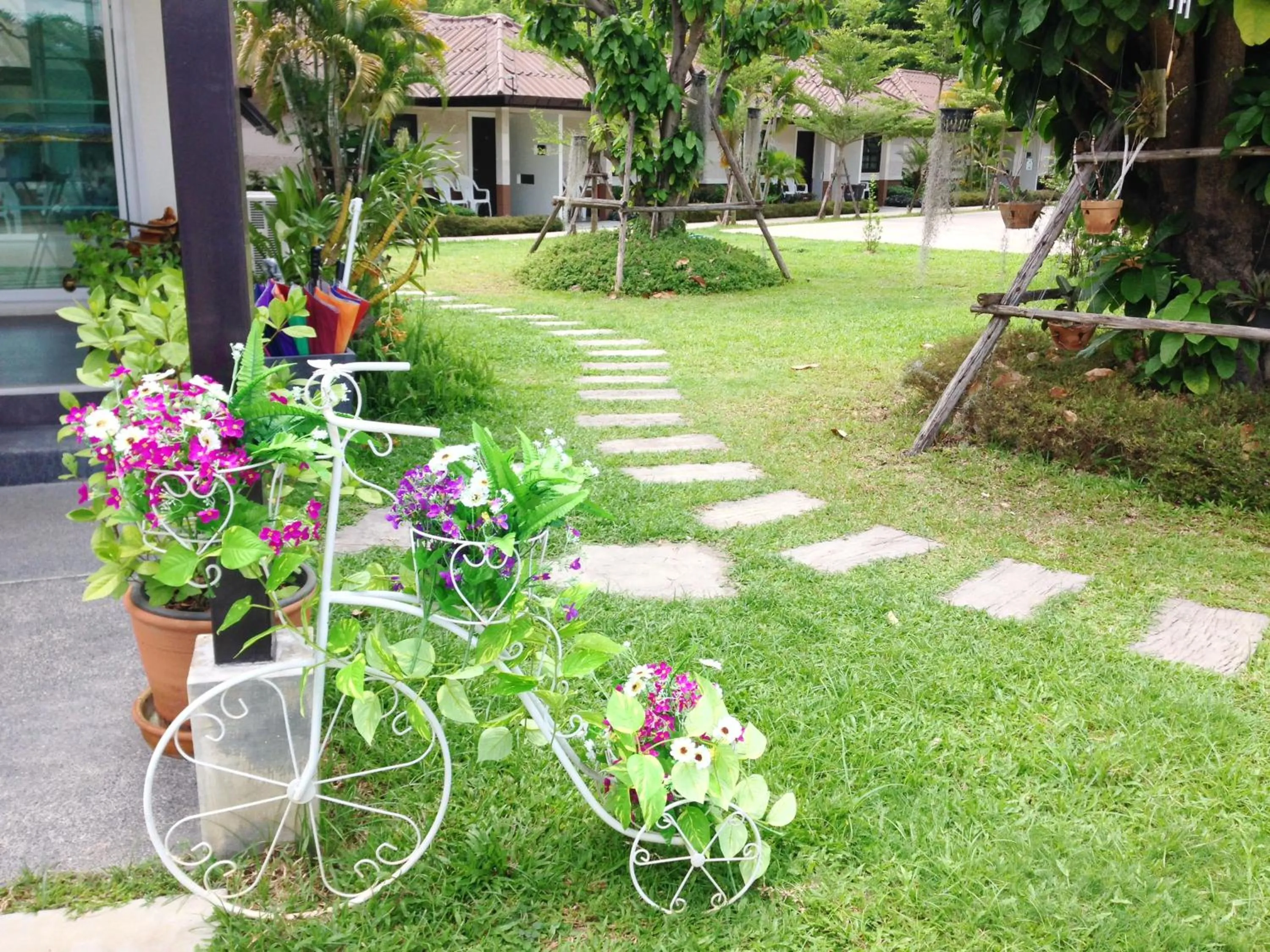 Garden in Chiangrai Green Park Resort