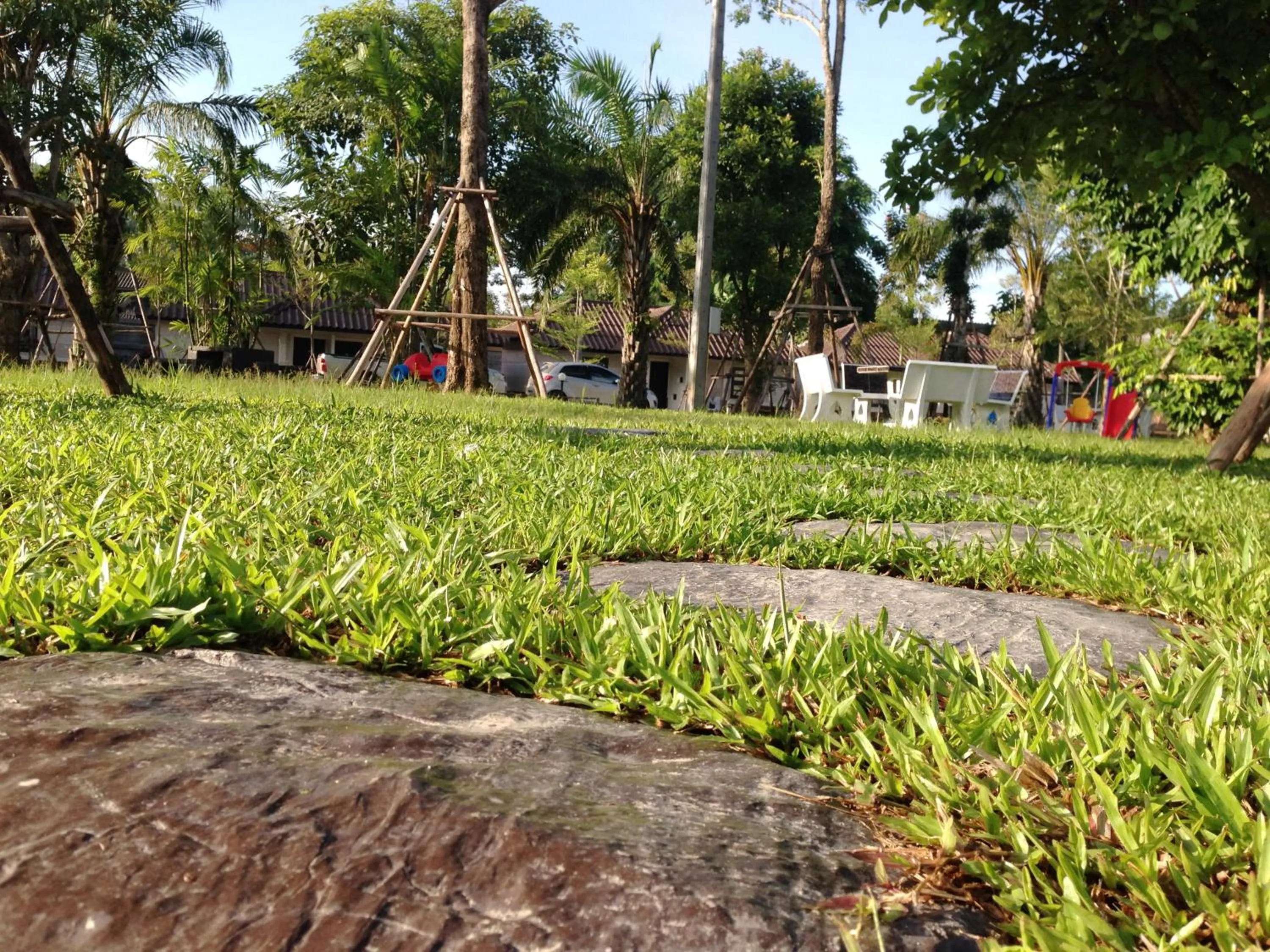Garden in Chiangrai Green Park Resort