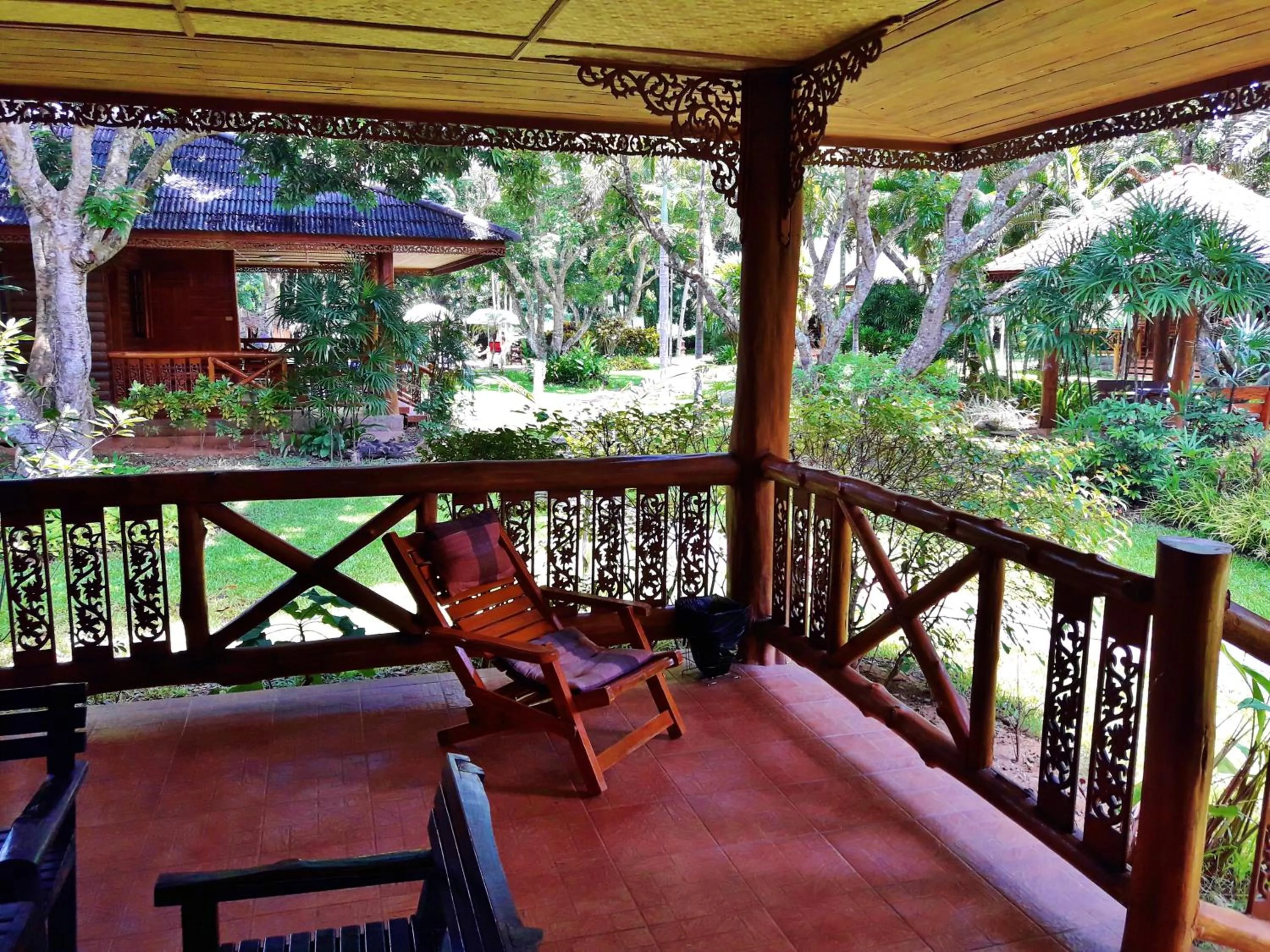 Balcony/Terrace in Huan Chiang Dao Resort