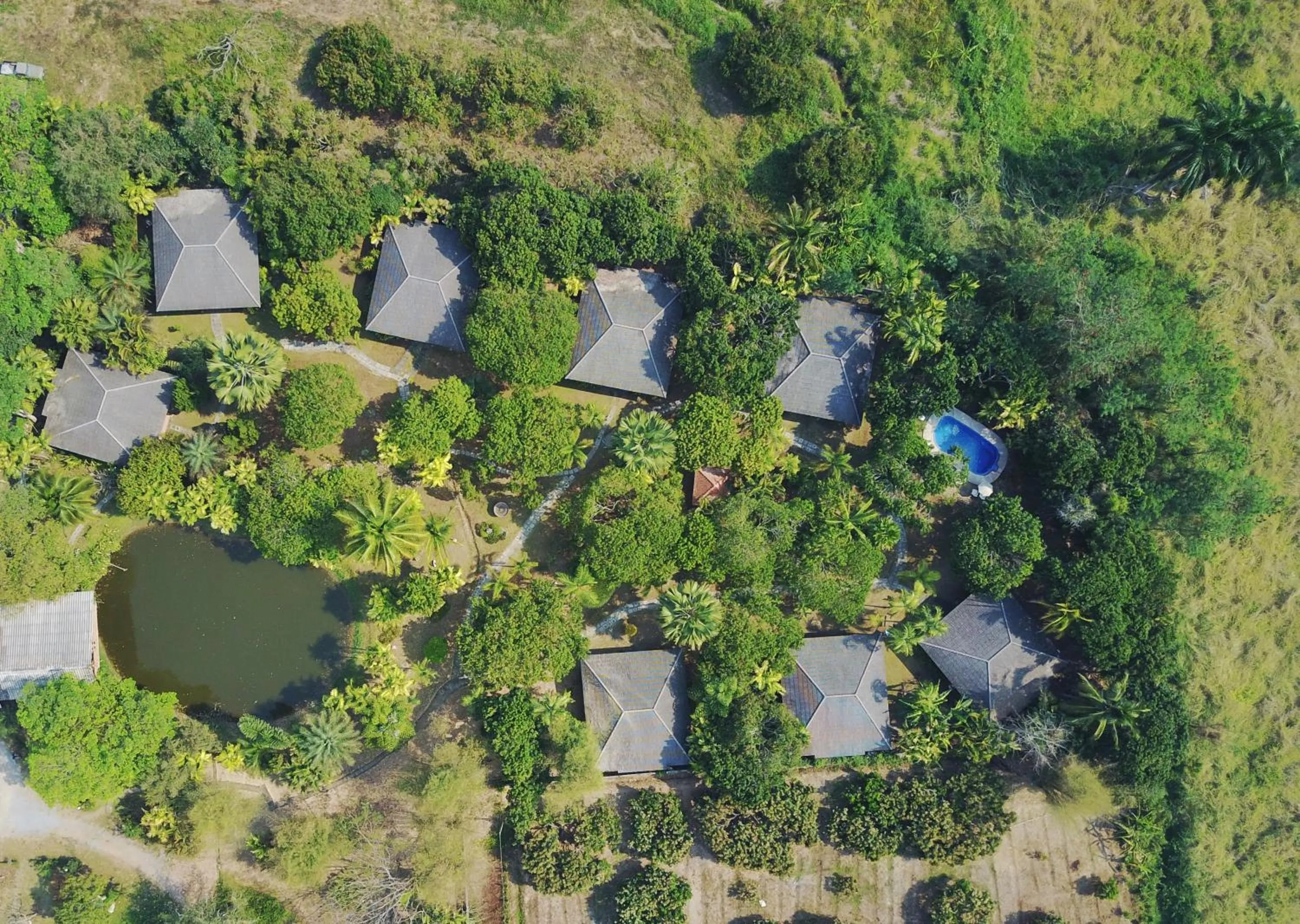 Bird's eye view in Huan Chiang Dao Resort