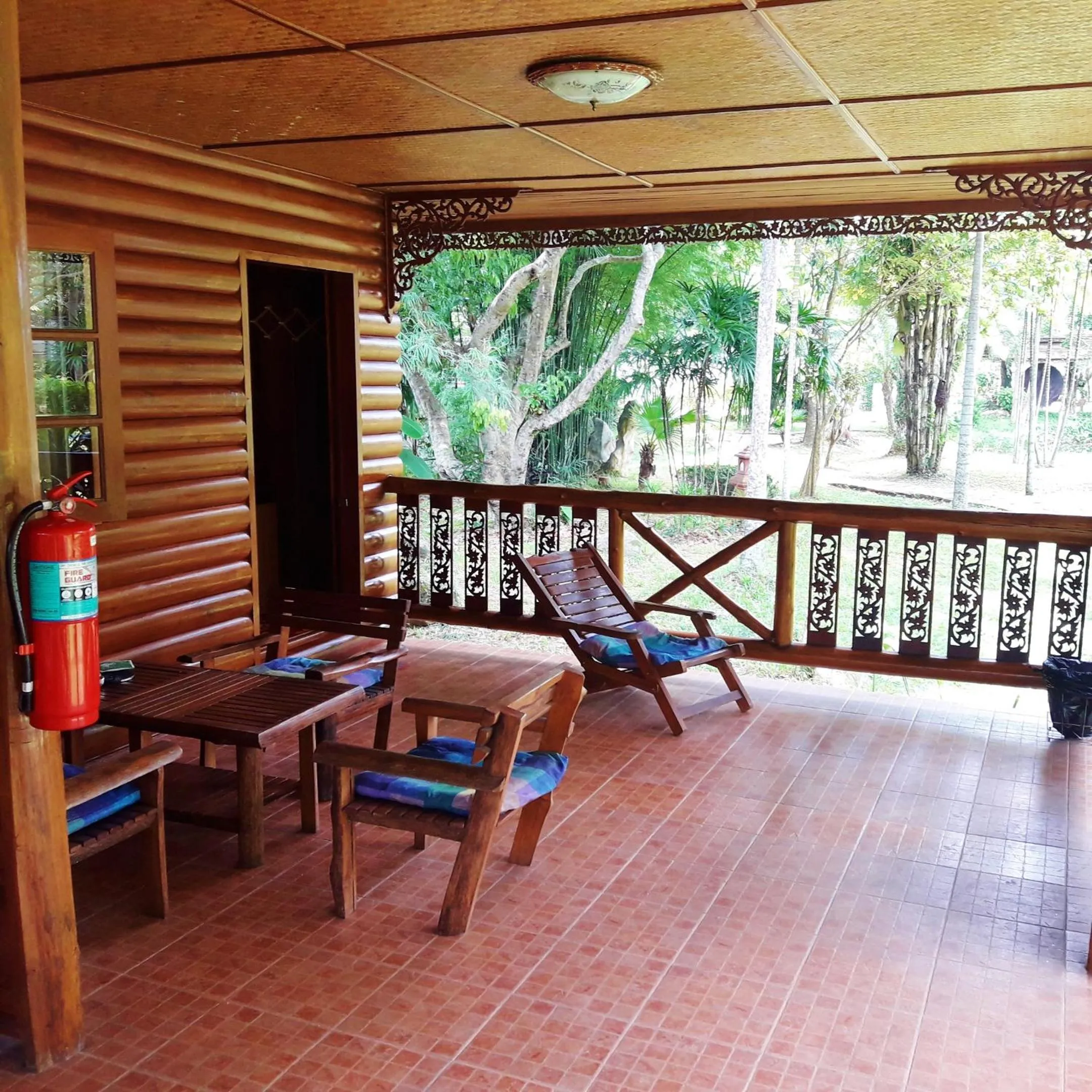 Balcony/Terrace in Huan Chiang Dao Resort