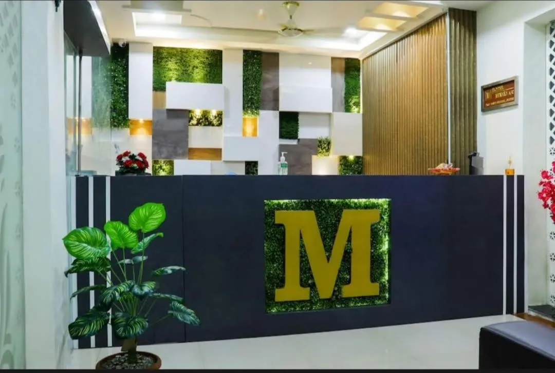 Lobby or reception in Hotel Menaka